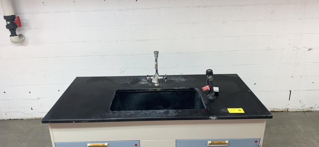 60" Recessed Black Epoxy Sink Bundle(S6LLST2200)