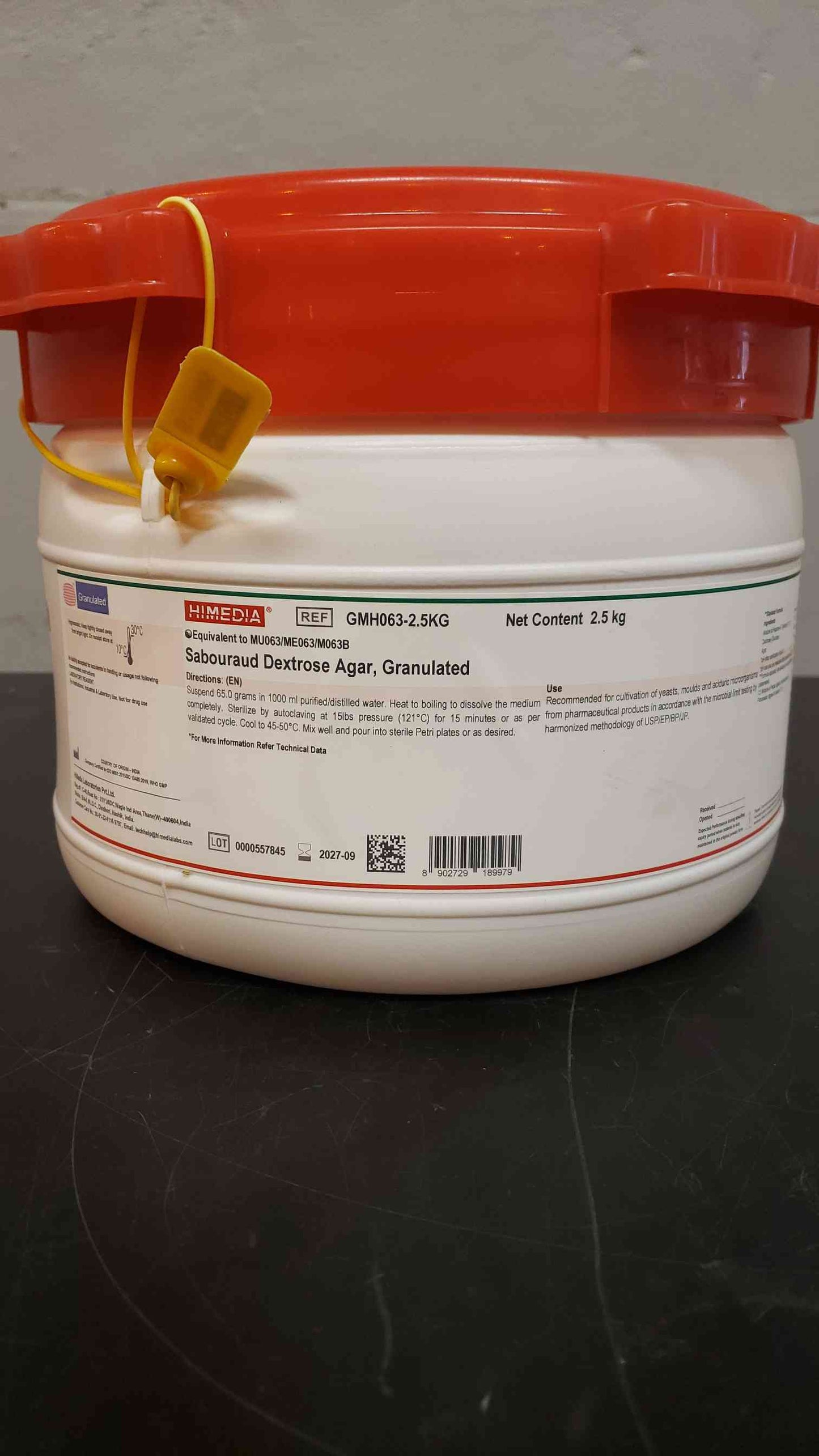 HIMEDIA Sabouraud Dextrose Agar Granulated GMH063-2.5KG
