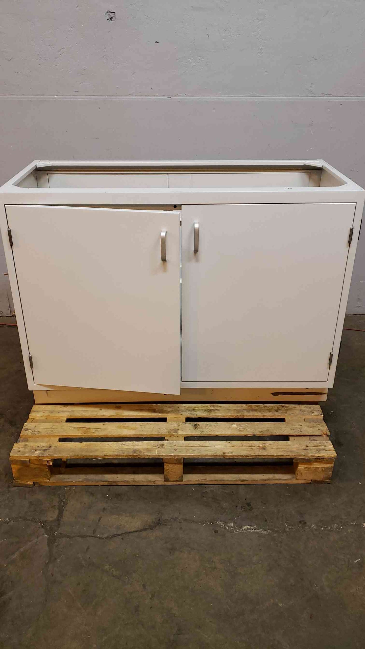 48" White Duralab Casework W/ 2 Doors(100795)