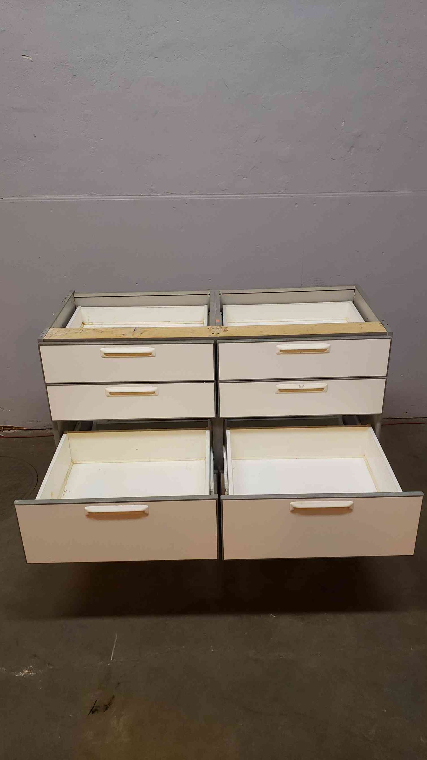 4' Chemsurf Lab Casework 8 Drawer Wood Standing Height(Q16647)