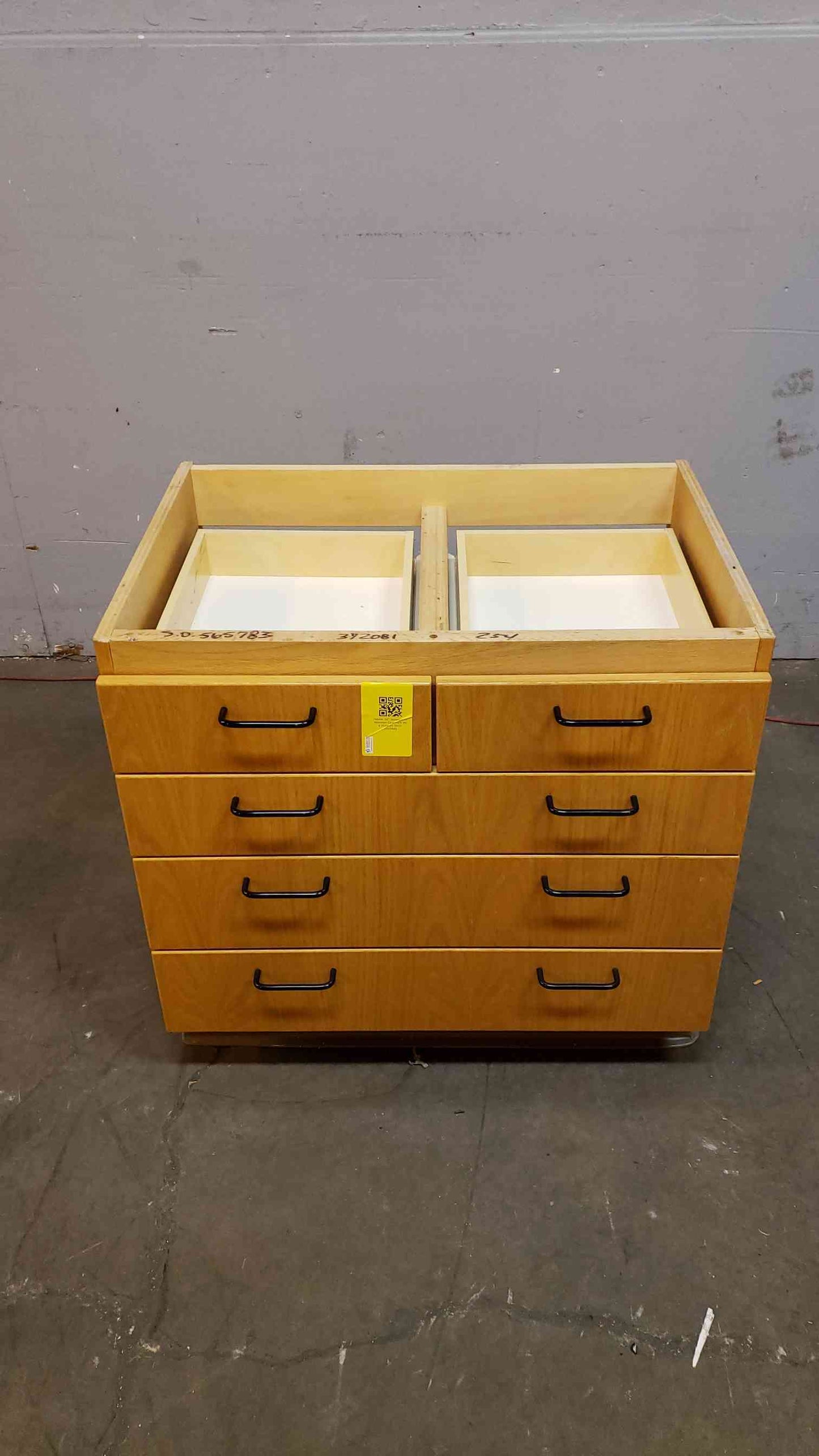 Jamestown 11-Piece Wood Lab Casework Set - Corner Units, Aprons & Drawer Suites