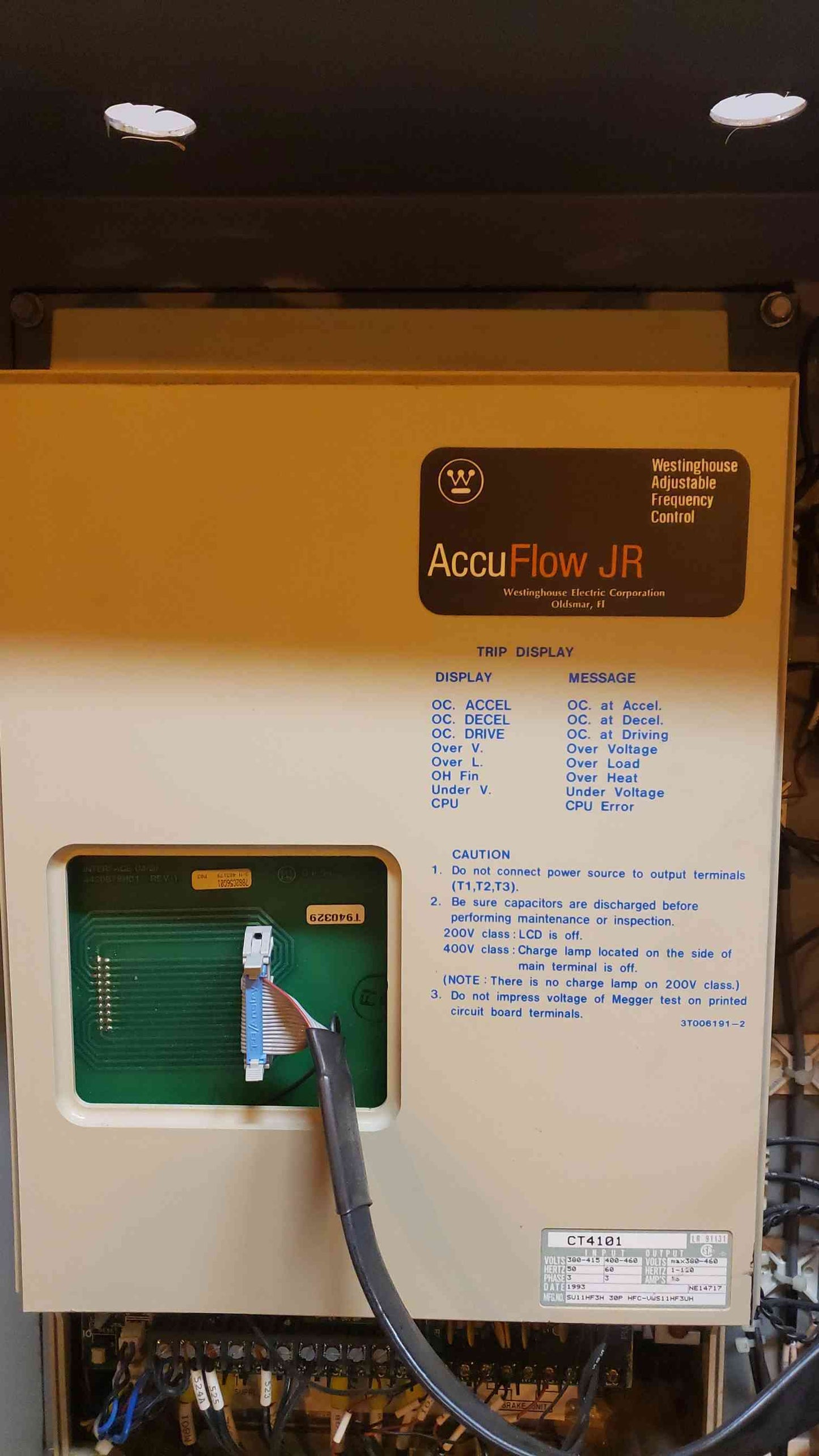 CT4101 VFD AJ4101 10HP 460V 16A ACCUFLOW JR (SKU: 4459AA)(4459AA)