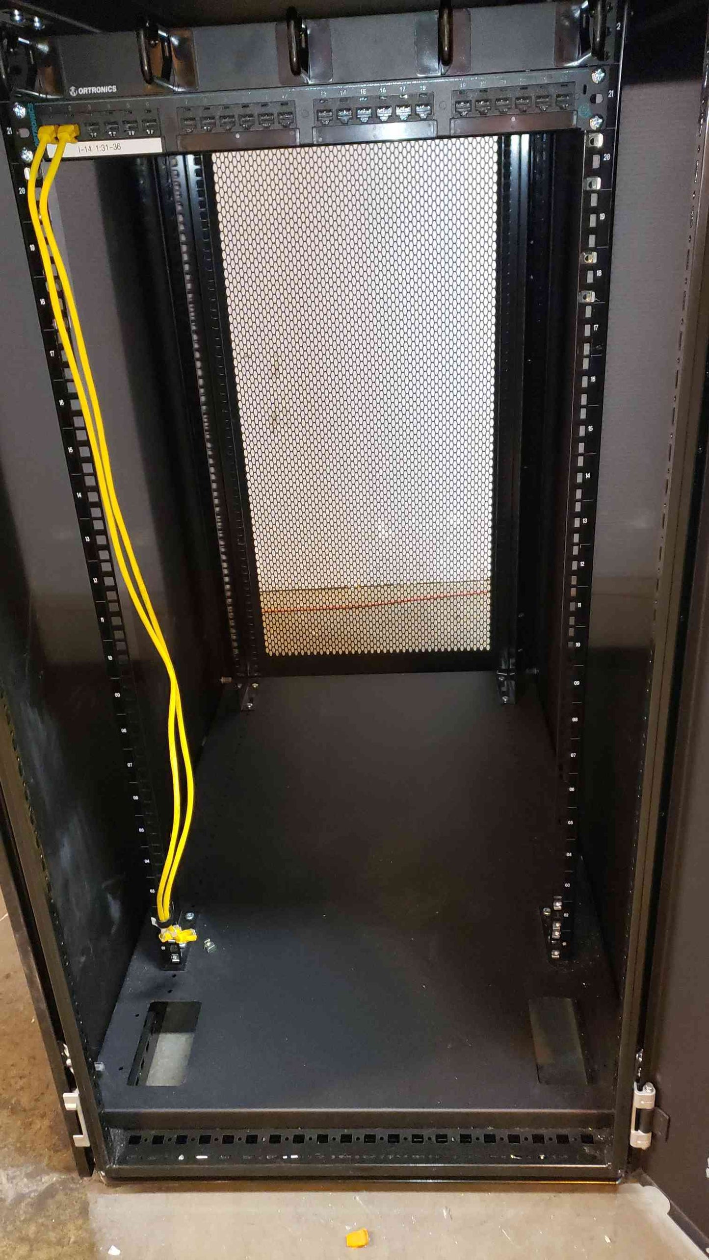 42U Split Colo Server Rack Rittal Dual Compartment Fully Enclosed (SKU: 4449AA)(4449AA)