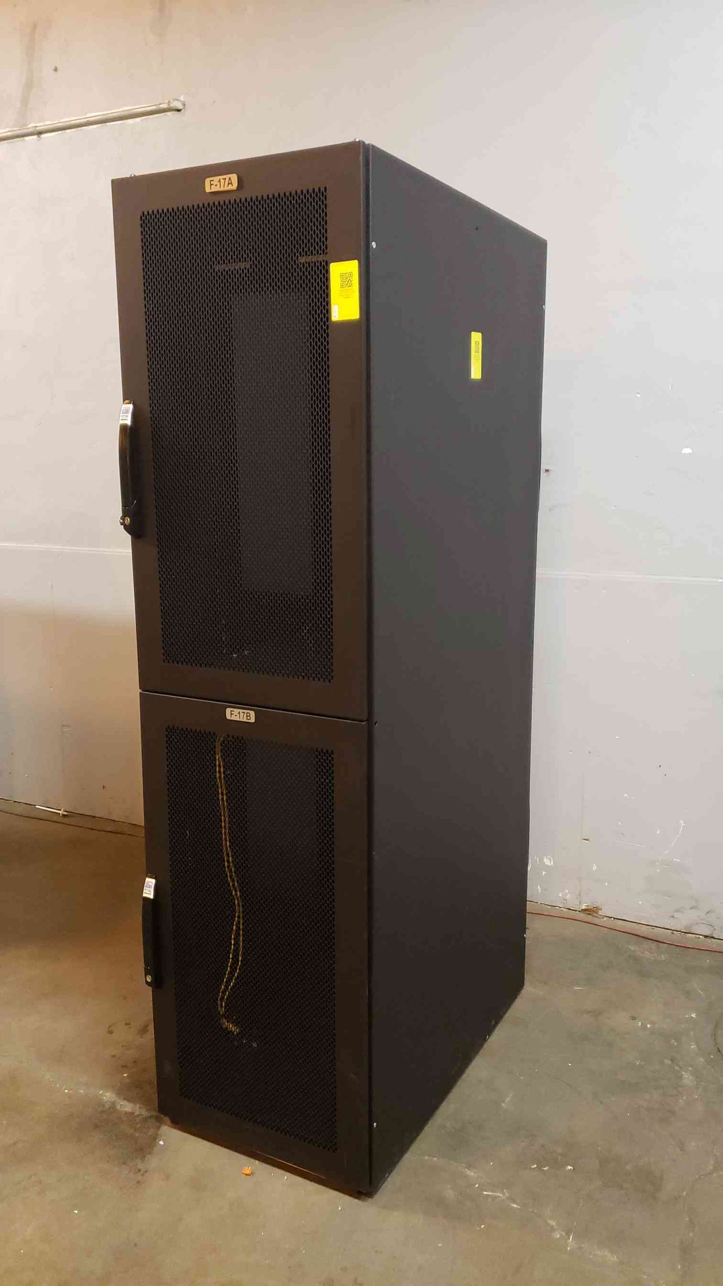 42U Split Colo Server Rack Rittal Dual Compartment Fully Enclosed (SKU: 4449AA)(4449AA)