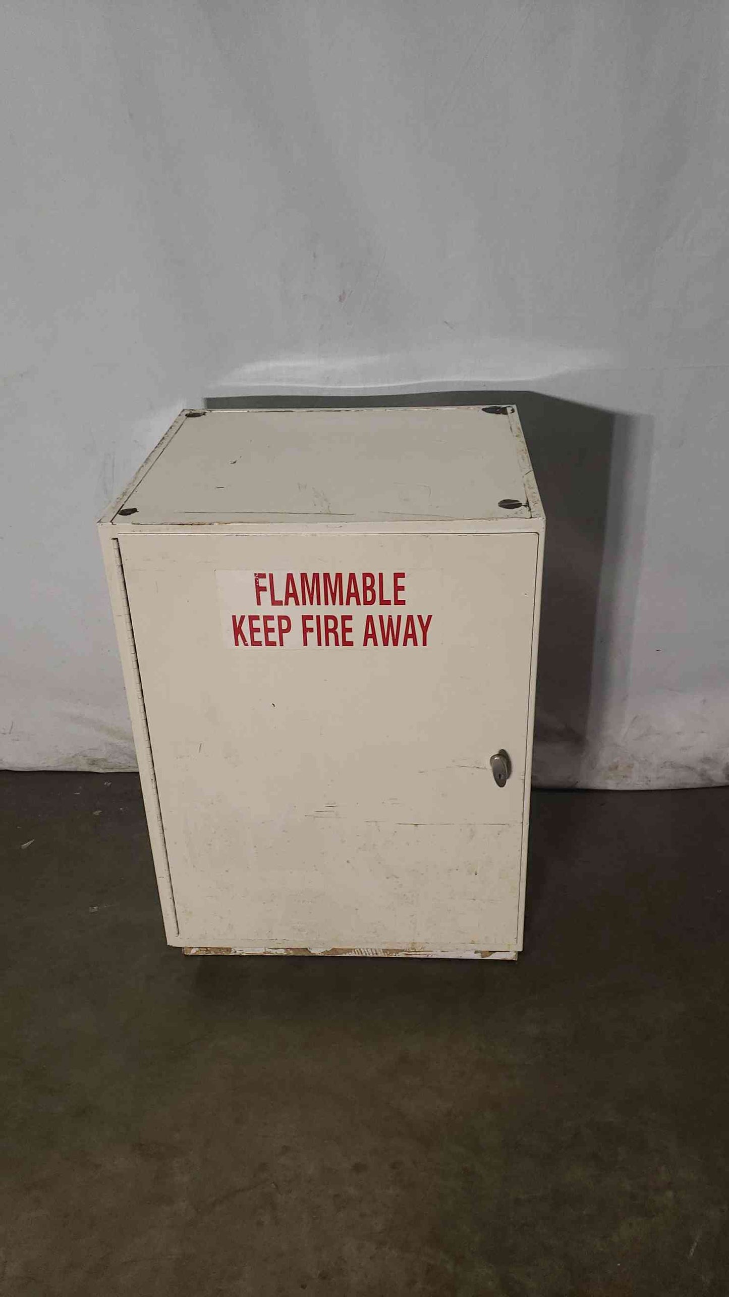 24x22x35 White Flammable Casework(100168)