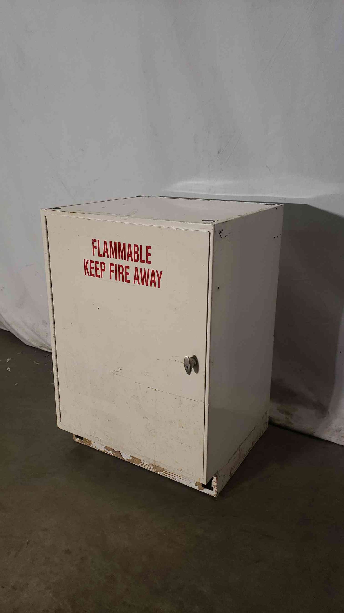 24x22x35 White Flammable Casework(100168)