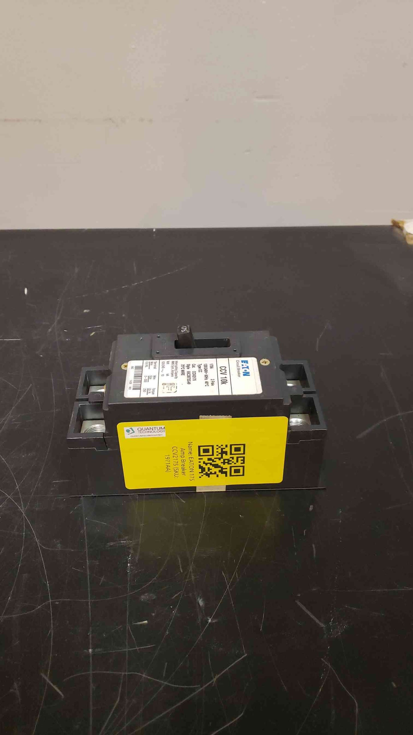175A EATON 175 Amp Breaker CCV2175 CCV10k (SKU: 1971AA)(1971AA)