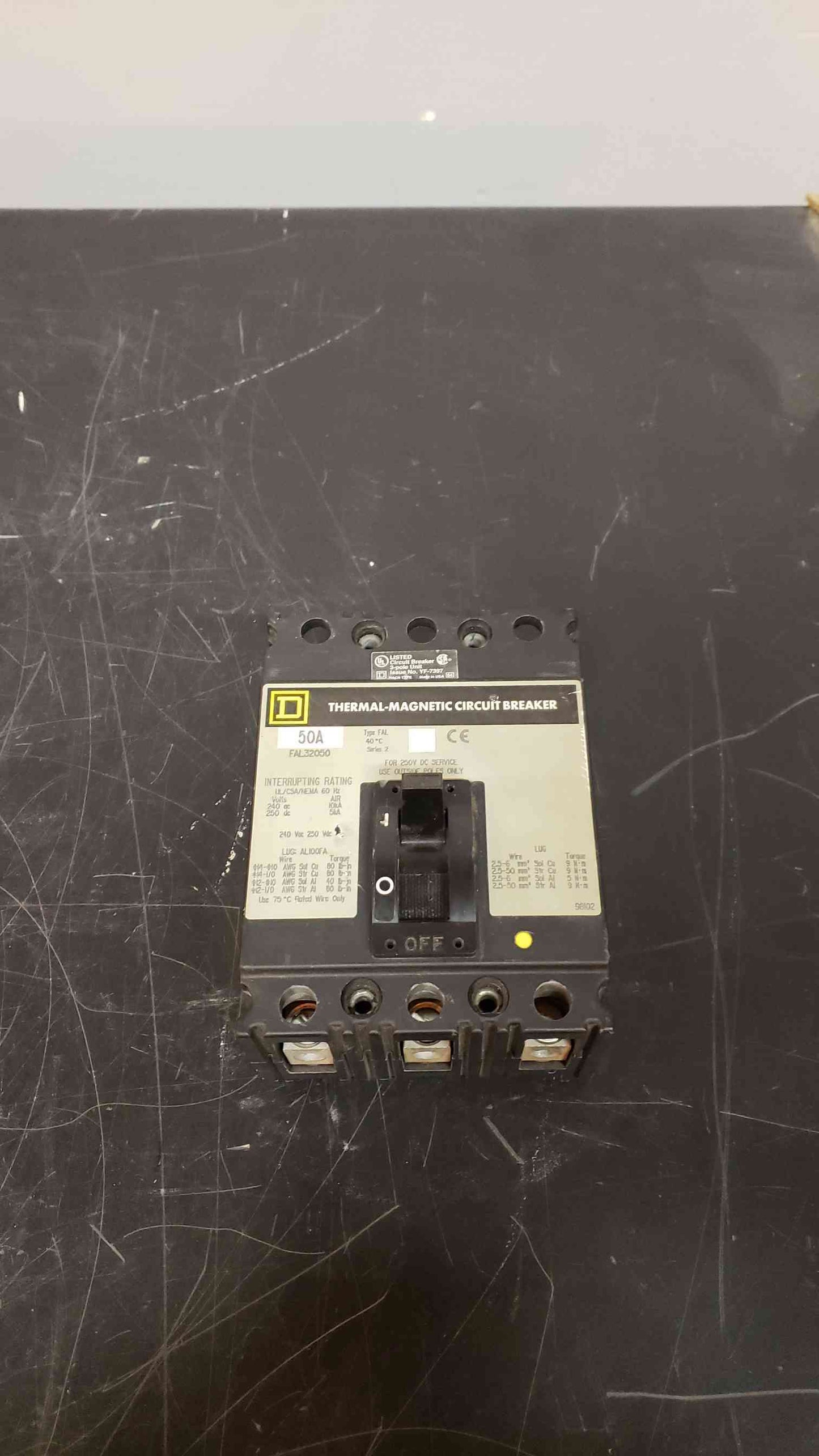 *Pickup Only* Square D 50 Amp Breaker FAL32050 (SKU: 1972AA)(1972AA)