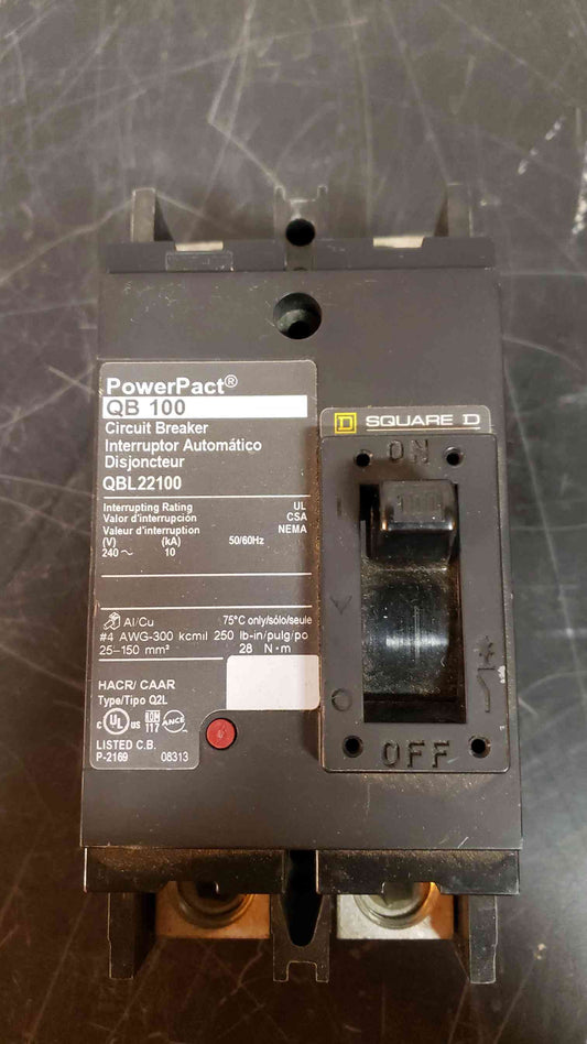 Square D 100 Amp Breaker QB 100 (SKU: 1980AA)(1980AA)