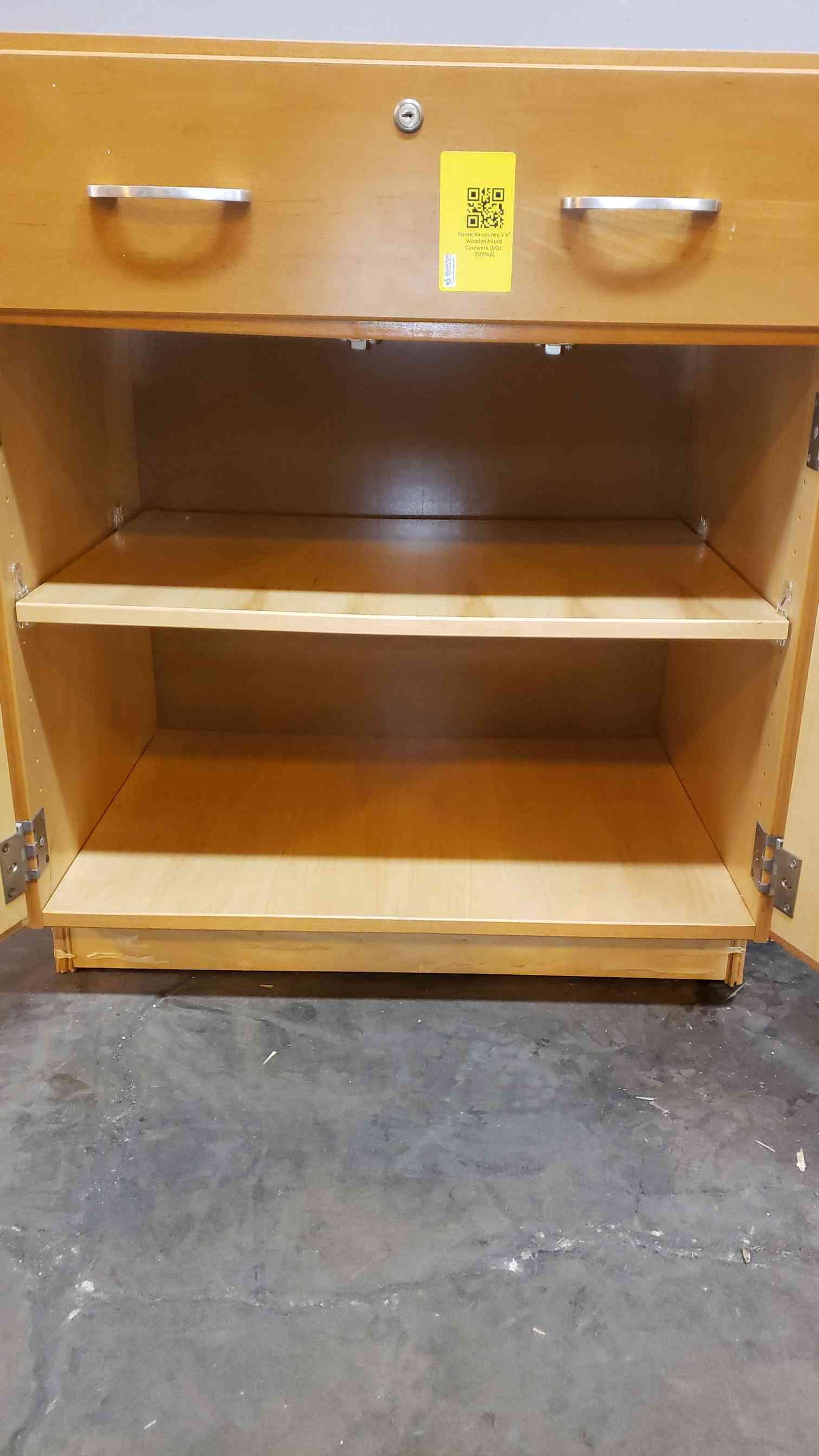 Kewaunee 2'6" Wooden Mixed Casework (SKU: 3509AA)(3509AA)