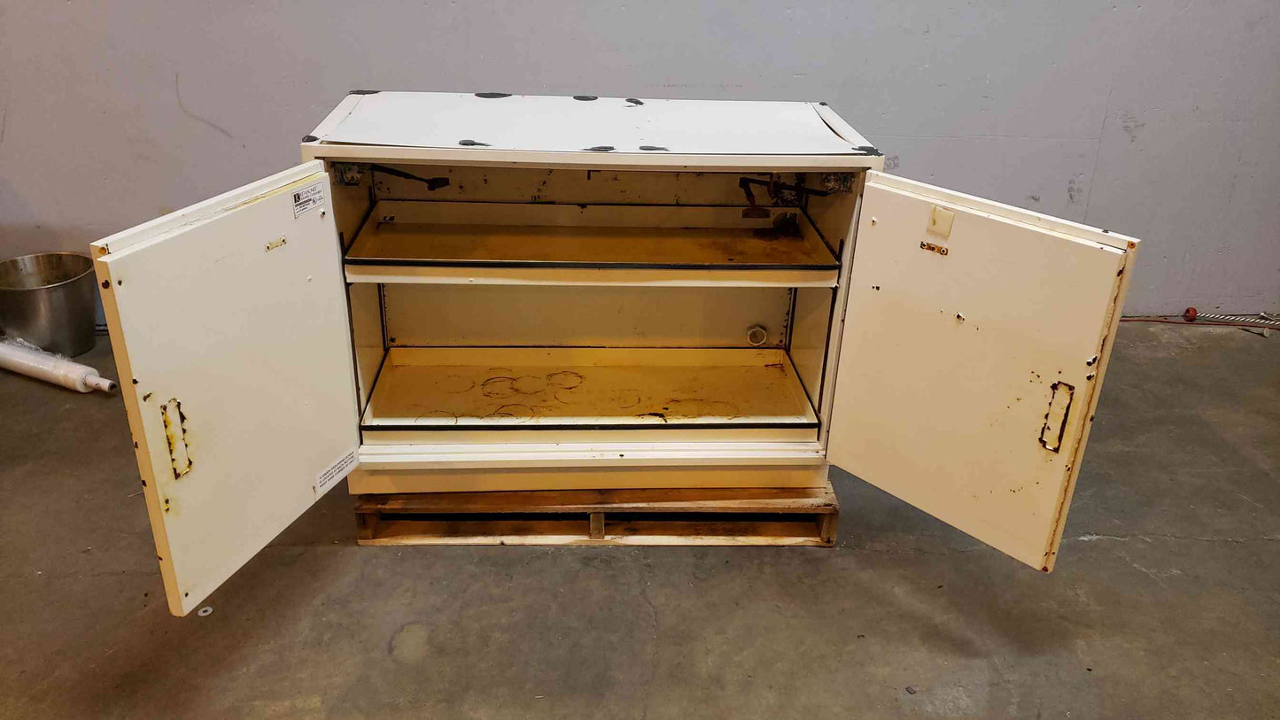 4' Kewaunee Scientific Corporation 36 Gal. Flammable Cabinet (SKU: 3495AA)(3495AA)