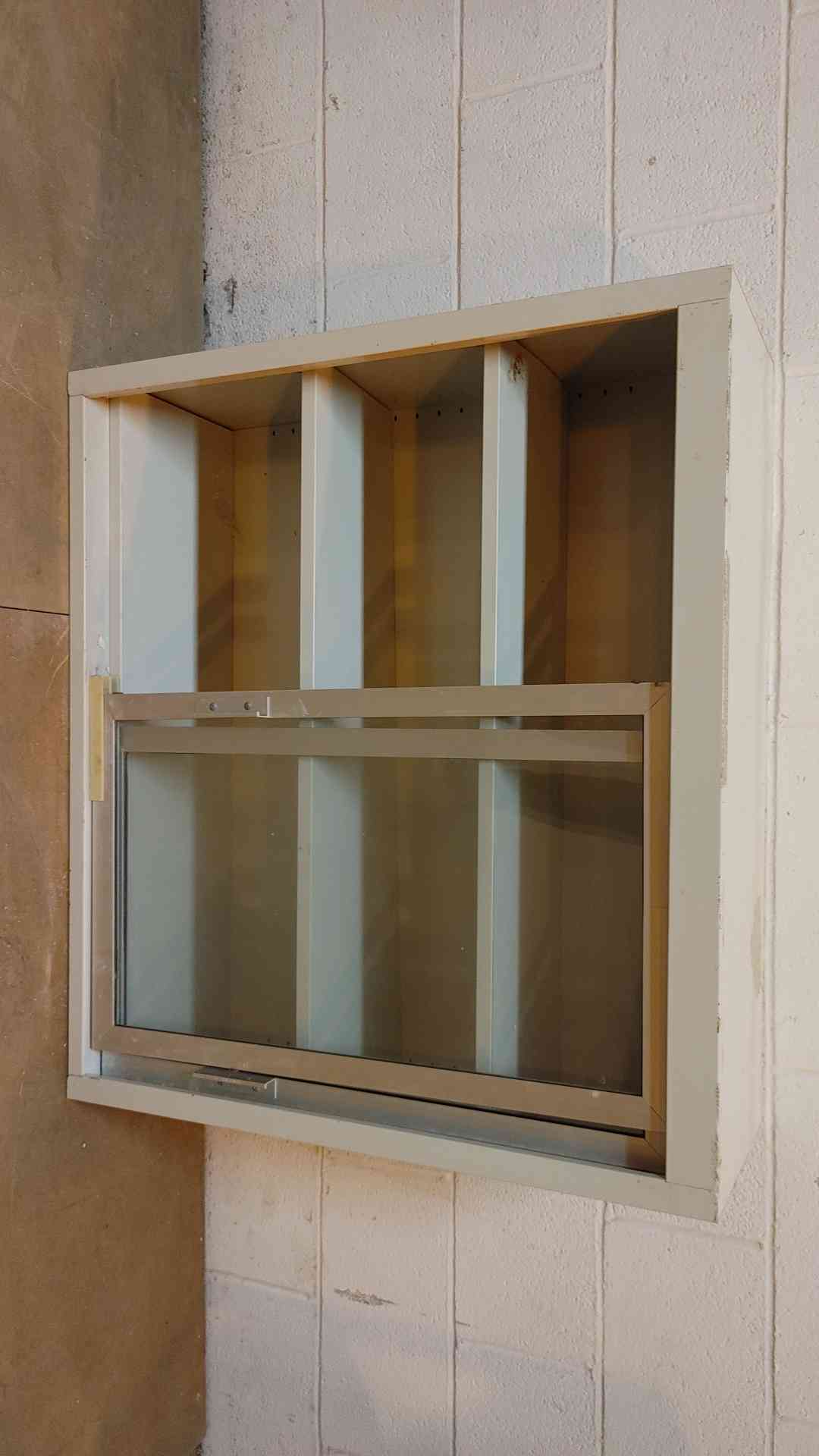 35" Glass Door Overhead Cabinet (Q16601)(Q16601)