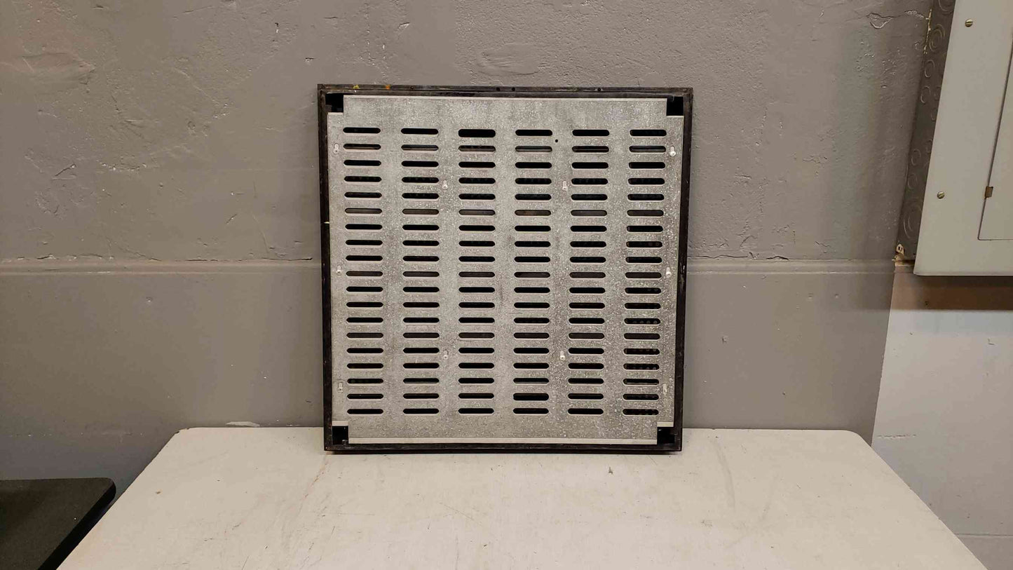 Tate Gray Starlight Perforated 2x2 Floor Tile "Cross" W/ Dampener(100604)