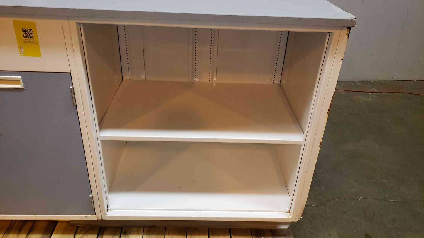 Fisher Hamilton 68" Sink Bundle Lab Casework w/ Shelves & Fixtures (SKU: 2931AA)(2931AA)