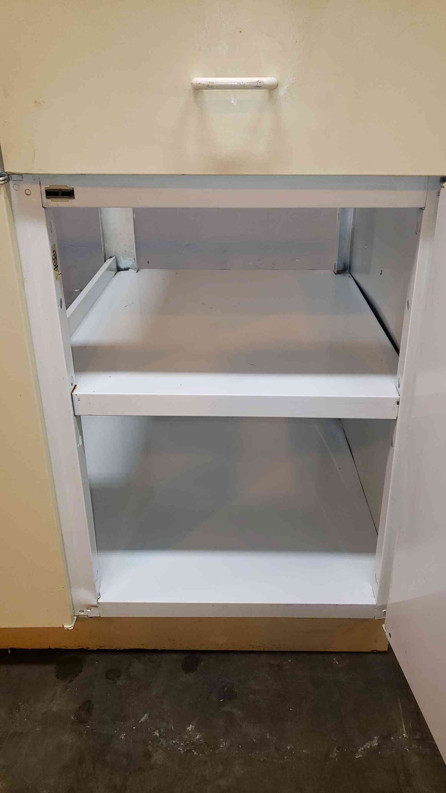 White 54" Jamestown Casework W/ 3 Doors 2 Drawers(101003)
