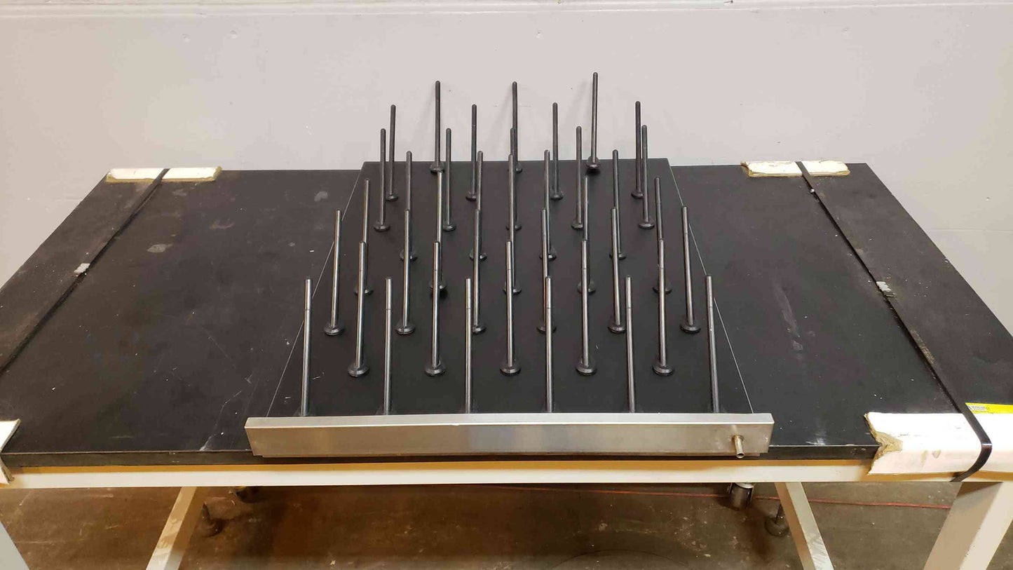30"x24" Black Epoxy Peg Board with Drain(100659)