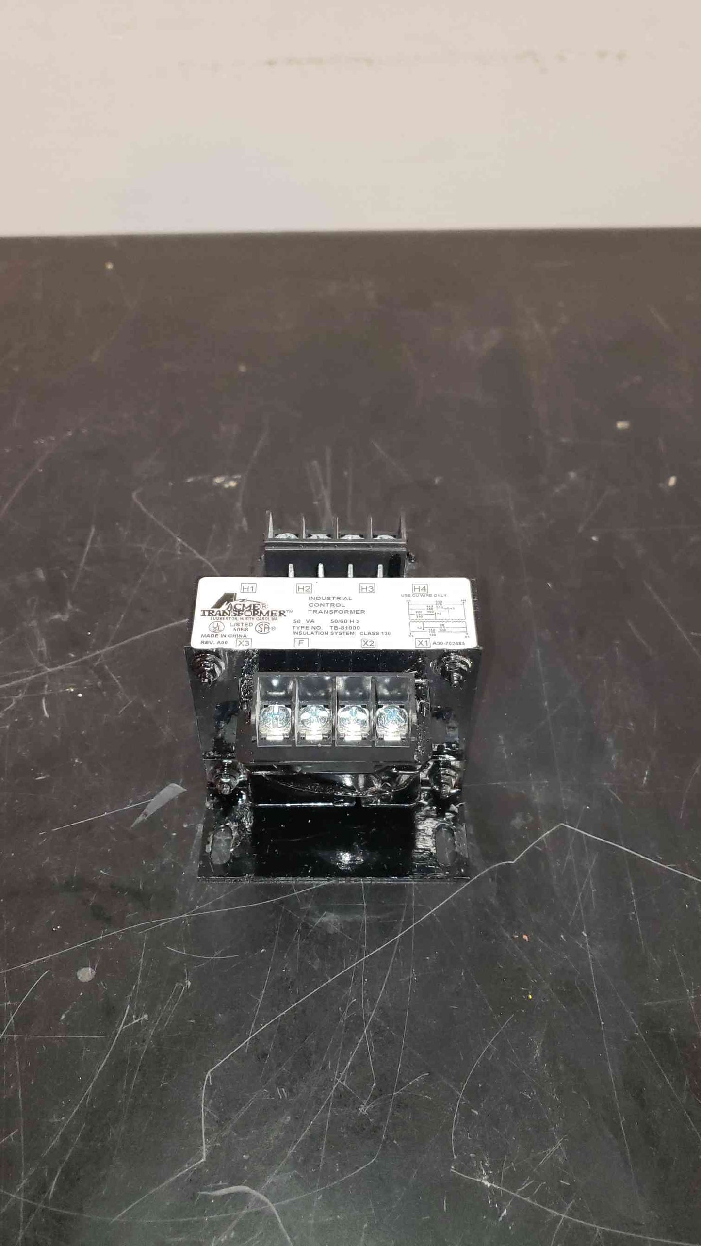 ACME ELECTRIC INDUSTRIAL CONTROL TRANSFORMER TB81000(1449AA)