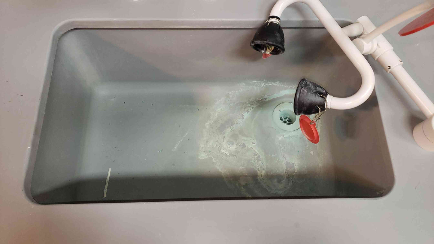Fisher Hamilton 73" Lab Sink Casework w/ Fixtures & Eyewash (SKU: 5392AA)(5392AA)