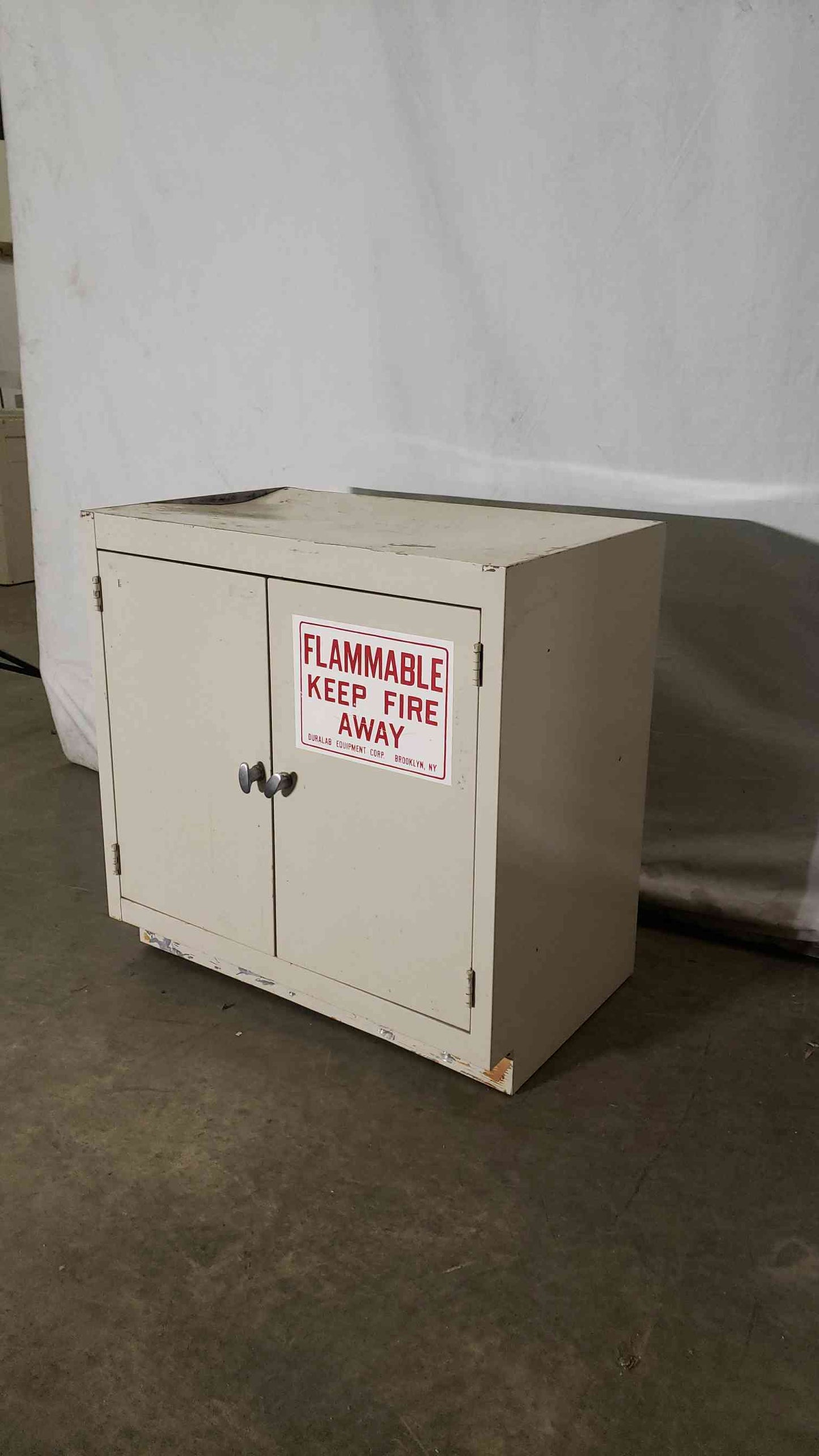 36x22x35 Flammable Tan Cabinet9(100231)