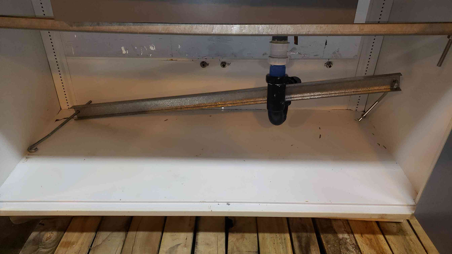 Fisher Hamilton 79" Sink Casework w Extended Counter Gray Epoxy (SKU: 2932AA)(2932AA)