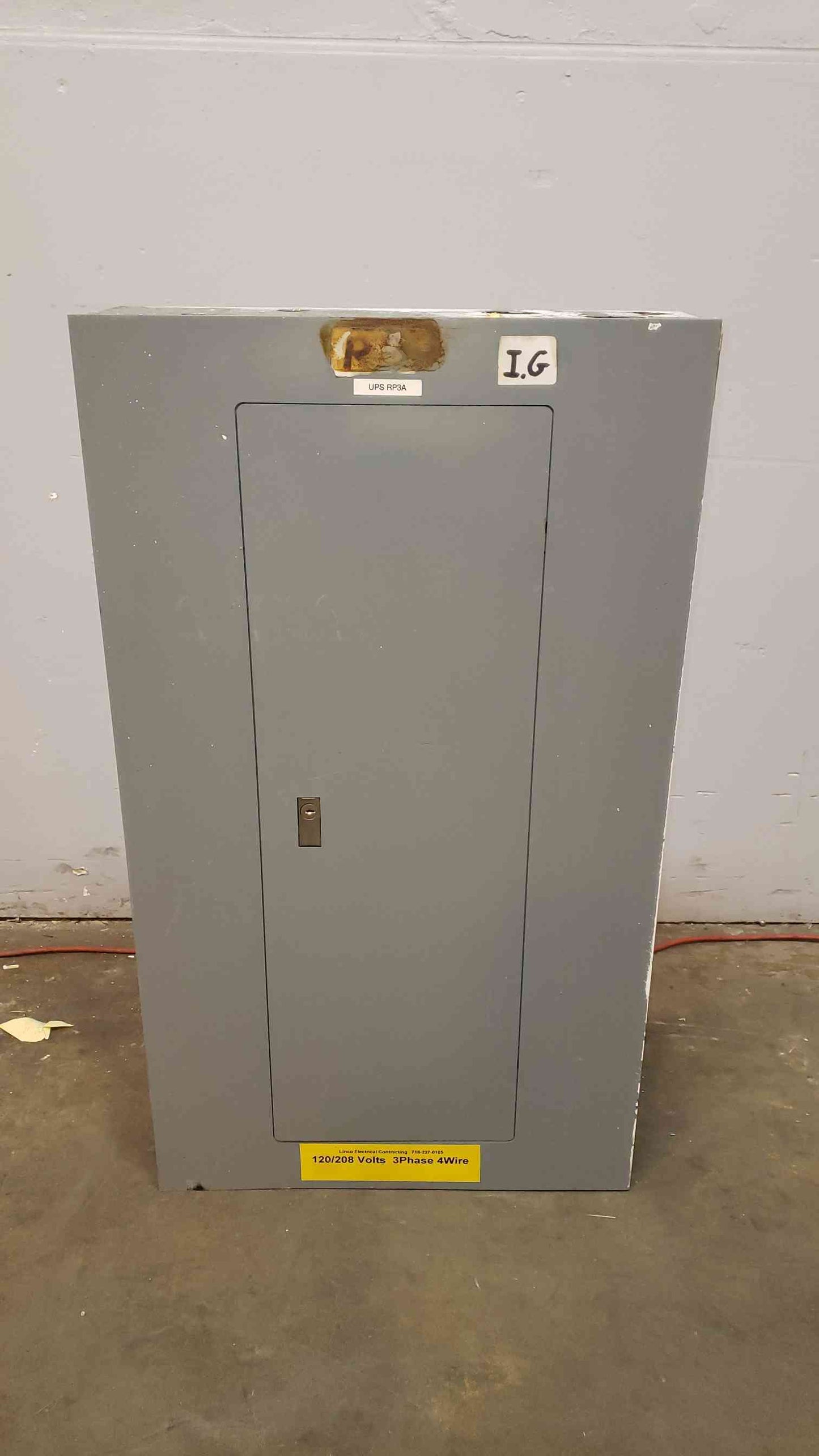 225A NQOD Square D MHC35S Breaker Panel Board 208/120/240V LOADED(100301)