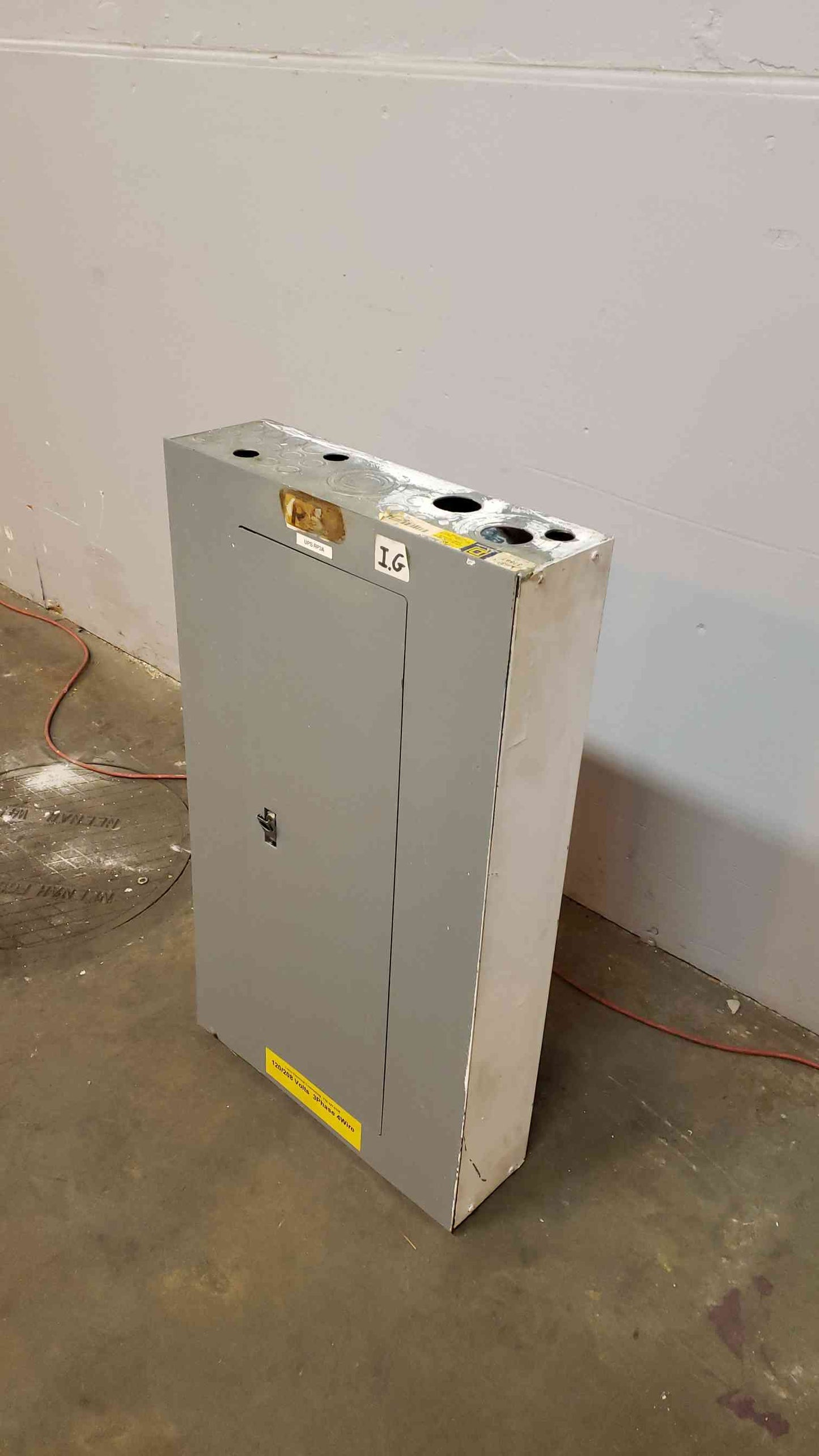 225A NQOD Square D MHC35S Breaker Panel Board 208/120/240V LOADED(100301)