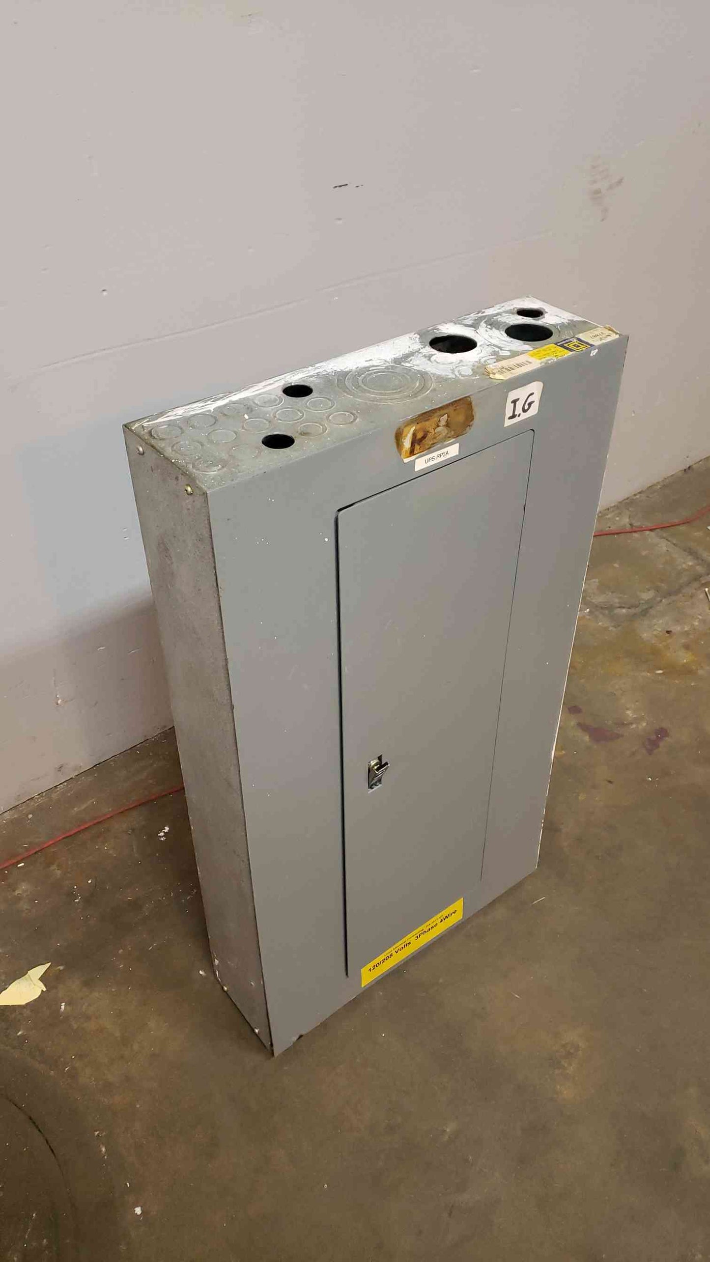 225A NQOD Square D MHC35S Breaker Panel Board 208/120/240V LOADED(100301)