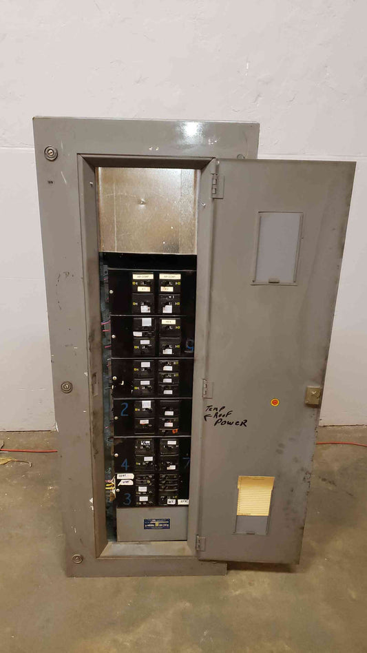 Square D 400A 120/208v MLN Breaker Panelboard Loaded(100305)