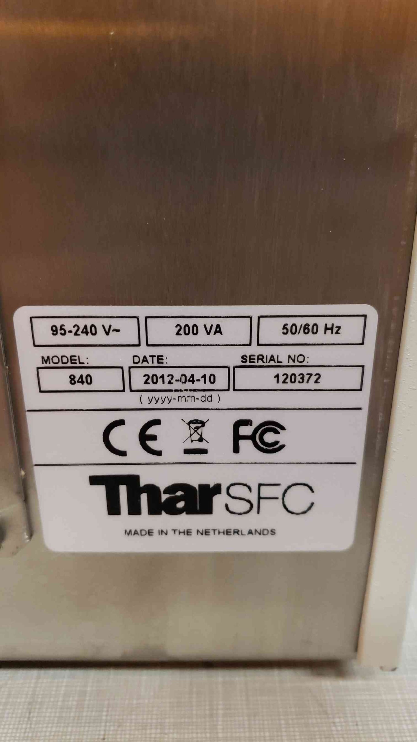 Waters TharSFC Cleaner 840 Fluid Chromatograph(1399AA)