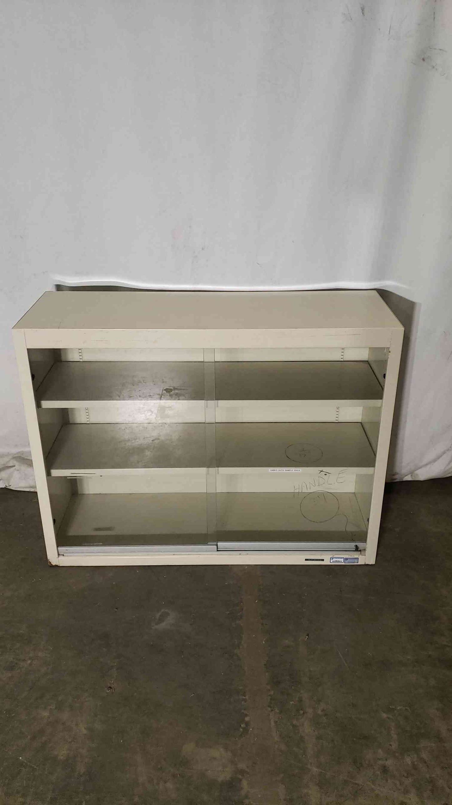 47x16x36 Sliding Glass Door Overhead Cabinet(100090)