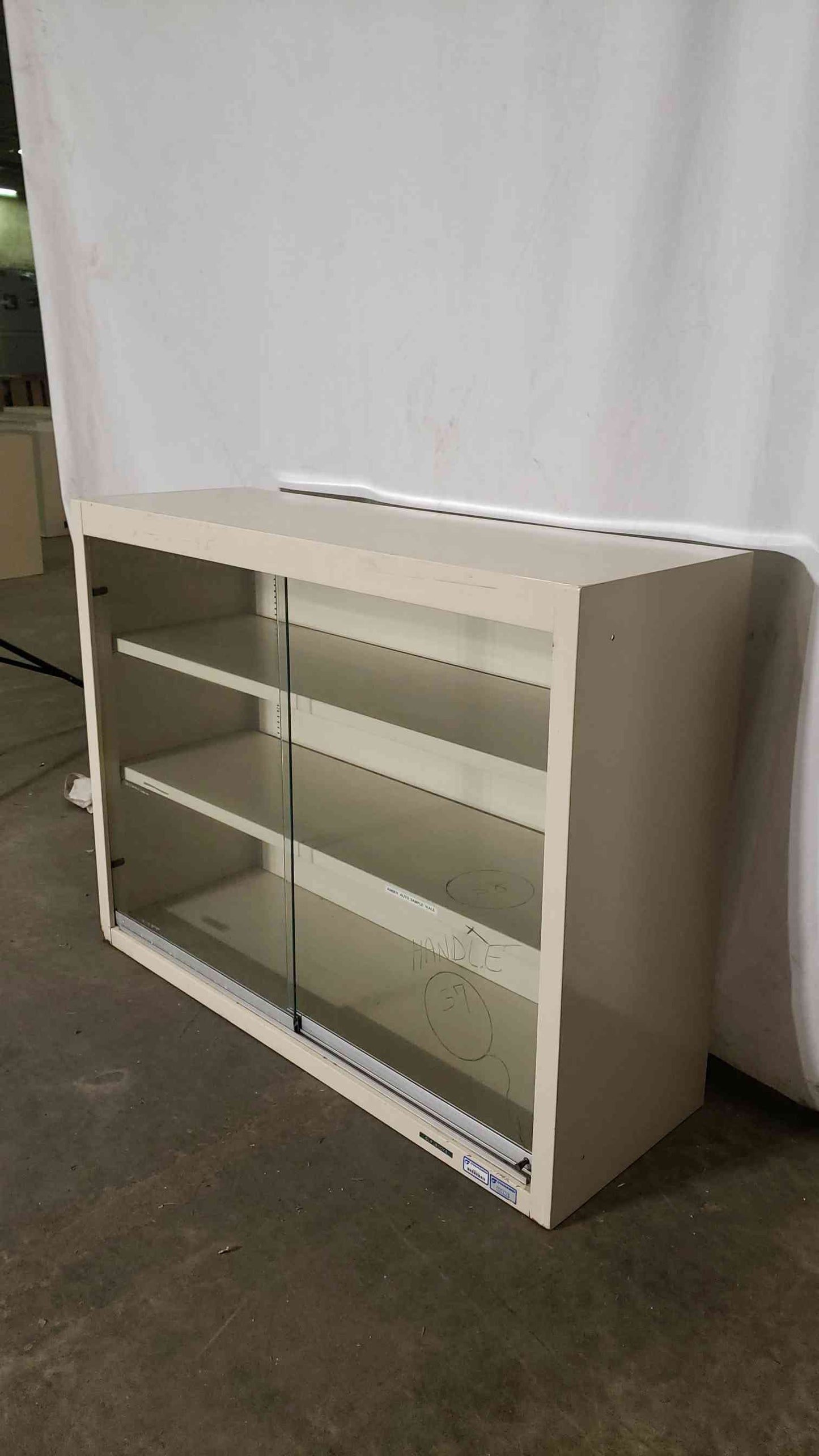 47x16x36 Sliding Glass Door Overhead Cabinet(100090)