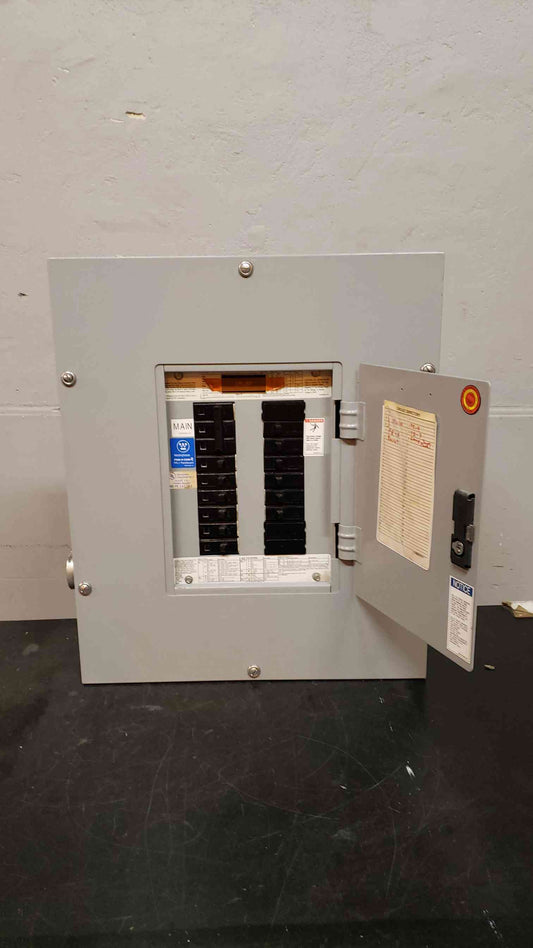 PRL1 50A Breaker Panelboard 208v Neut 100A Loaded w/ Main (SKU: 3432AA)(3432AA)