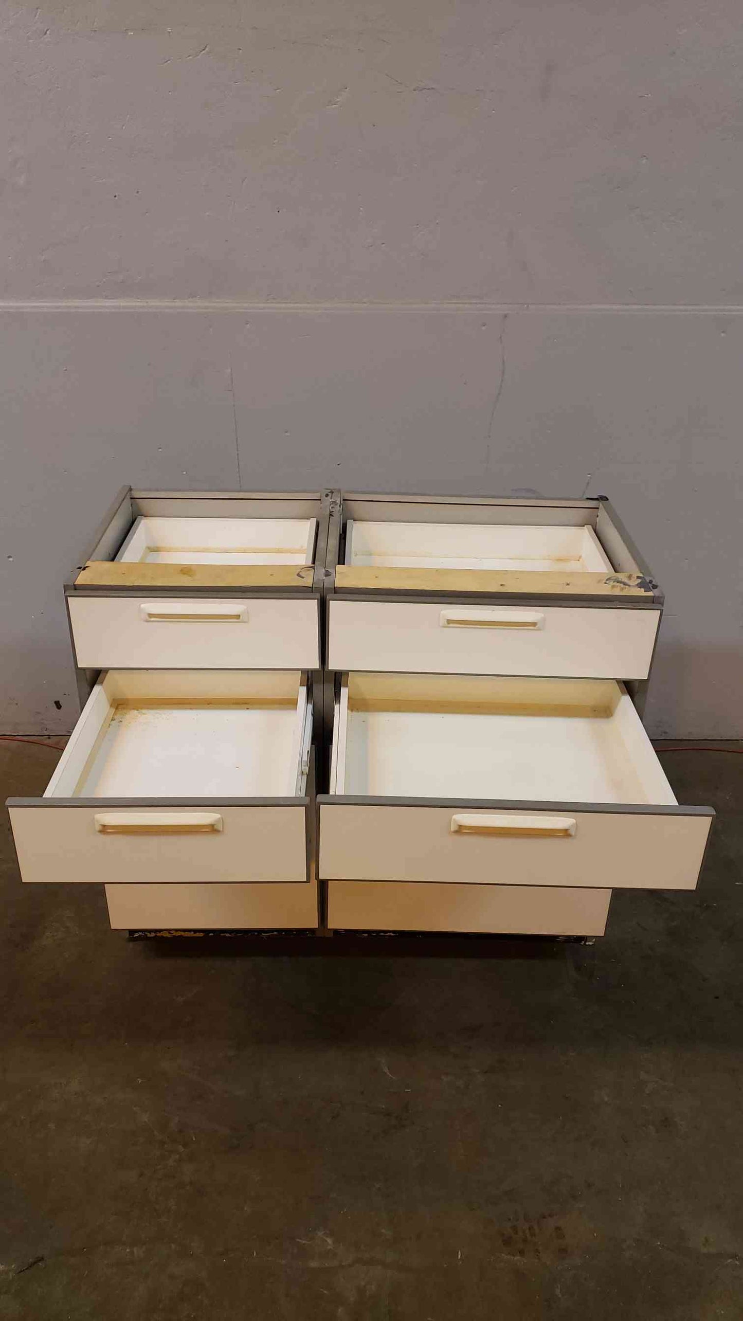 42" Recessed Wooden Casework W/ 7 Drawers(Q16680)