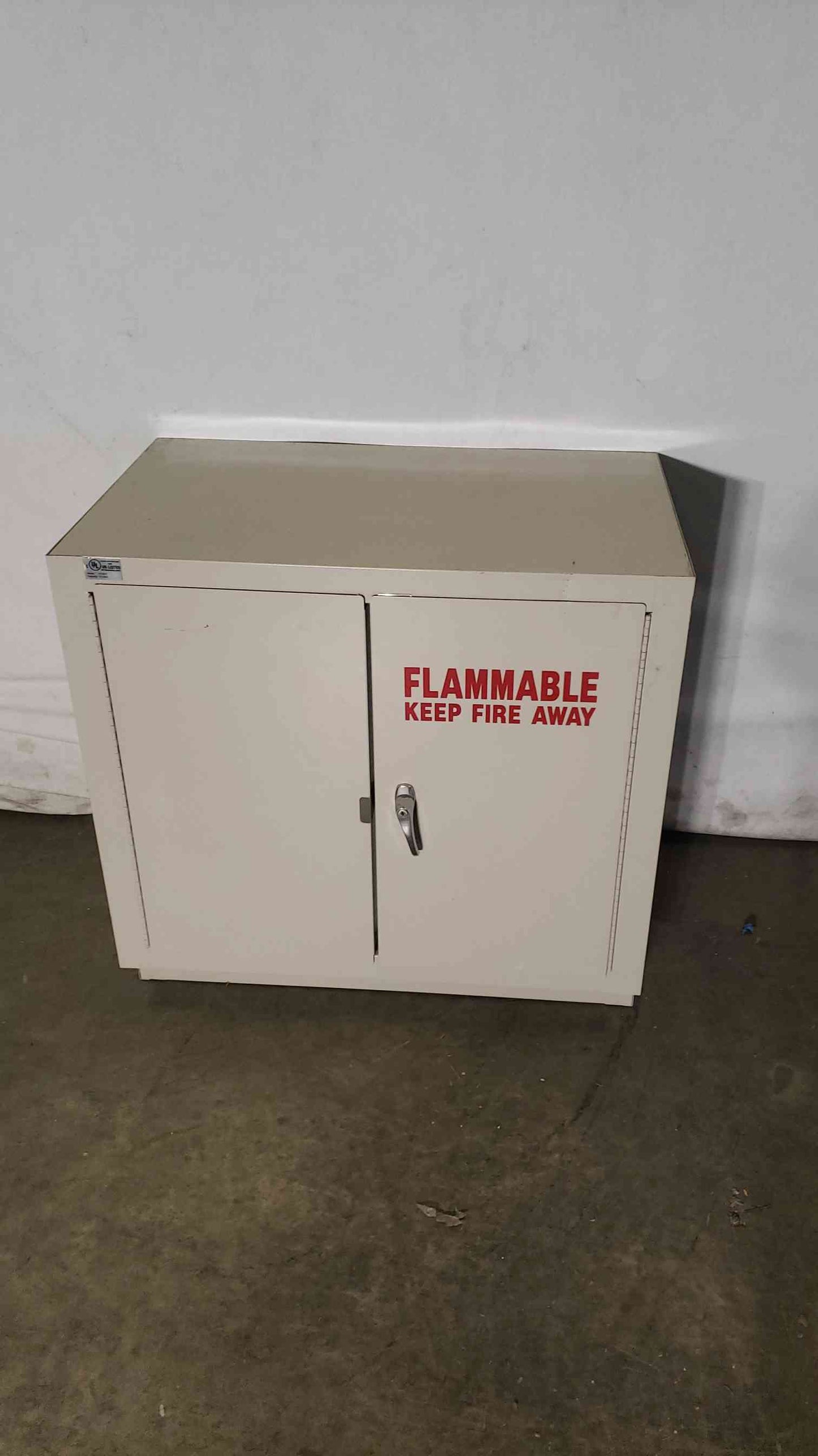 36x22x35 Flammable Casework With Lock.(100252)