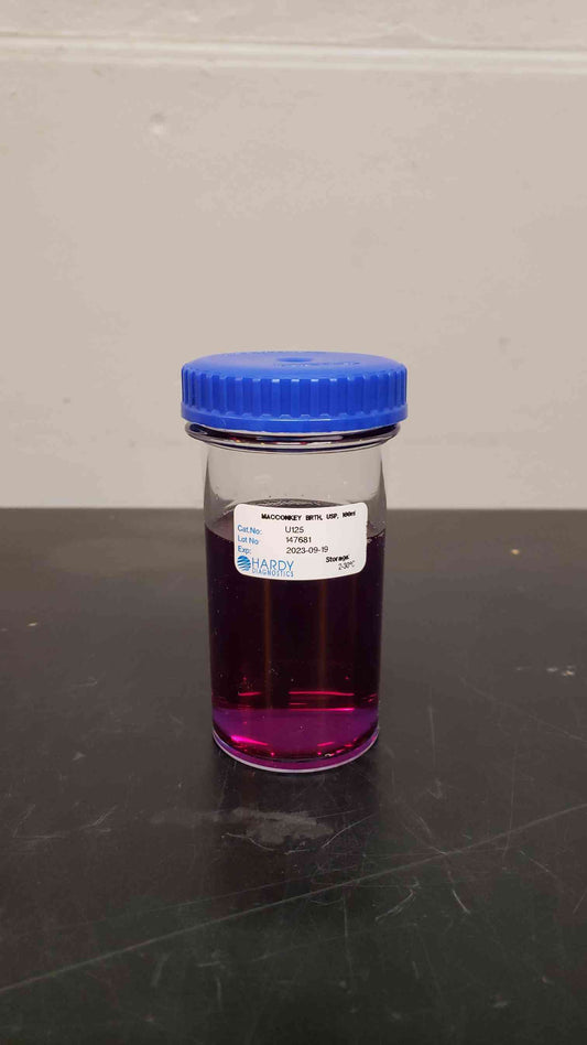 MacConkey Broth USP 100mL, 12jars/box U125