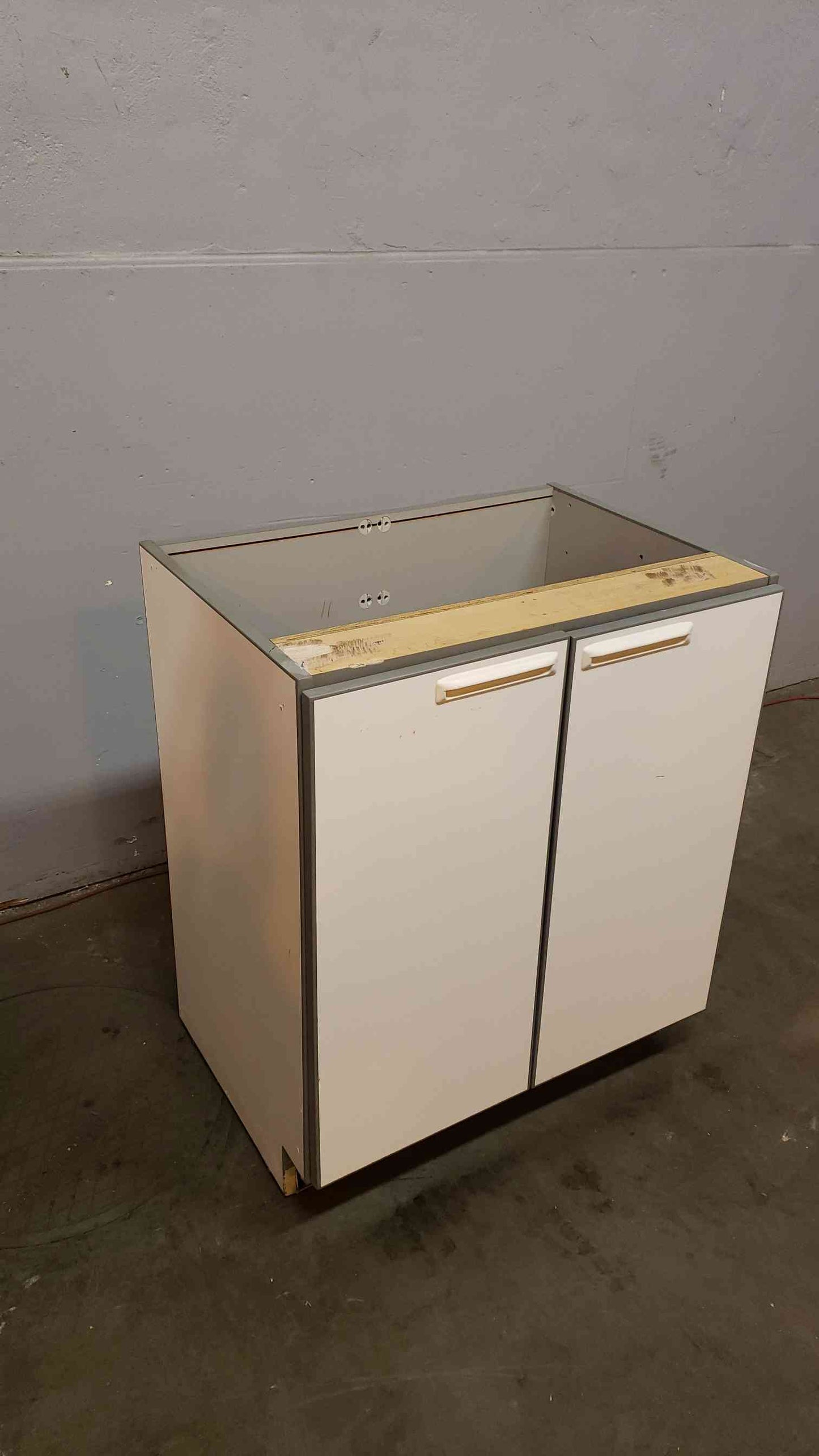 30" Recessed Wooden Casework W/ 2 Doors(Q16661)