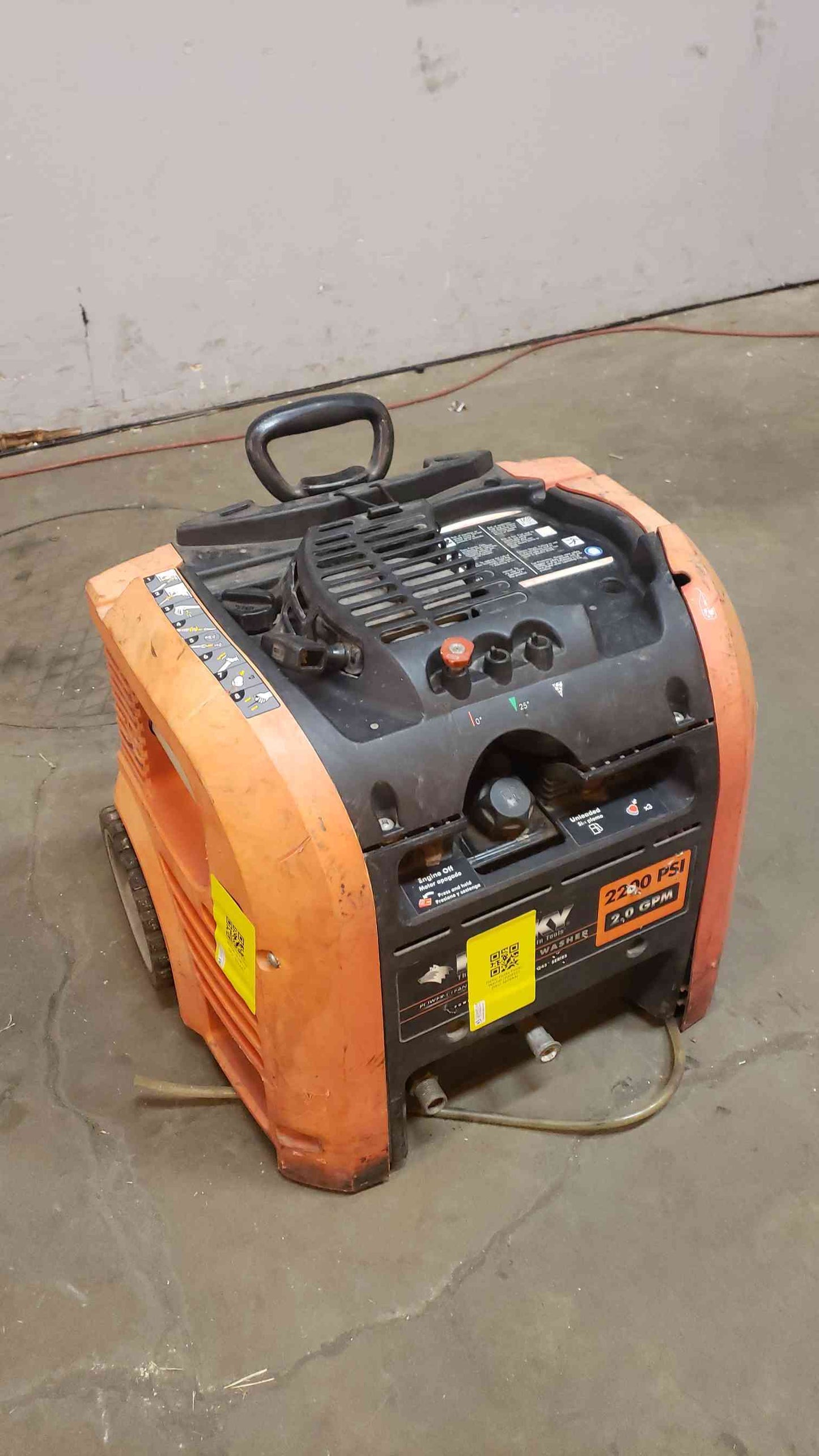 Husky Pressure Washer Q45 Series 2200PSI 2.0 GPM HU80522(3026AA)