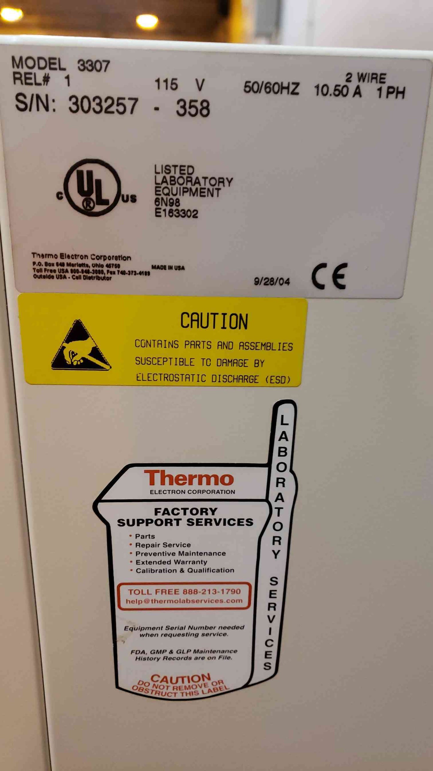 Thermo Electron 115V Steri-Cult CO2 Incubator 3307 (SKU: 4539AA)