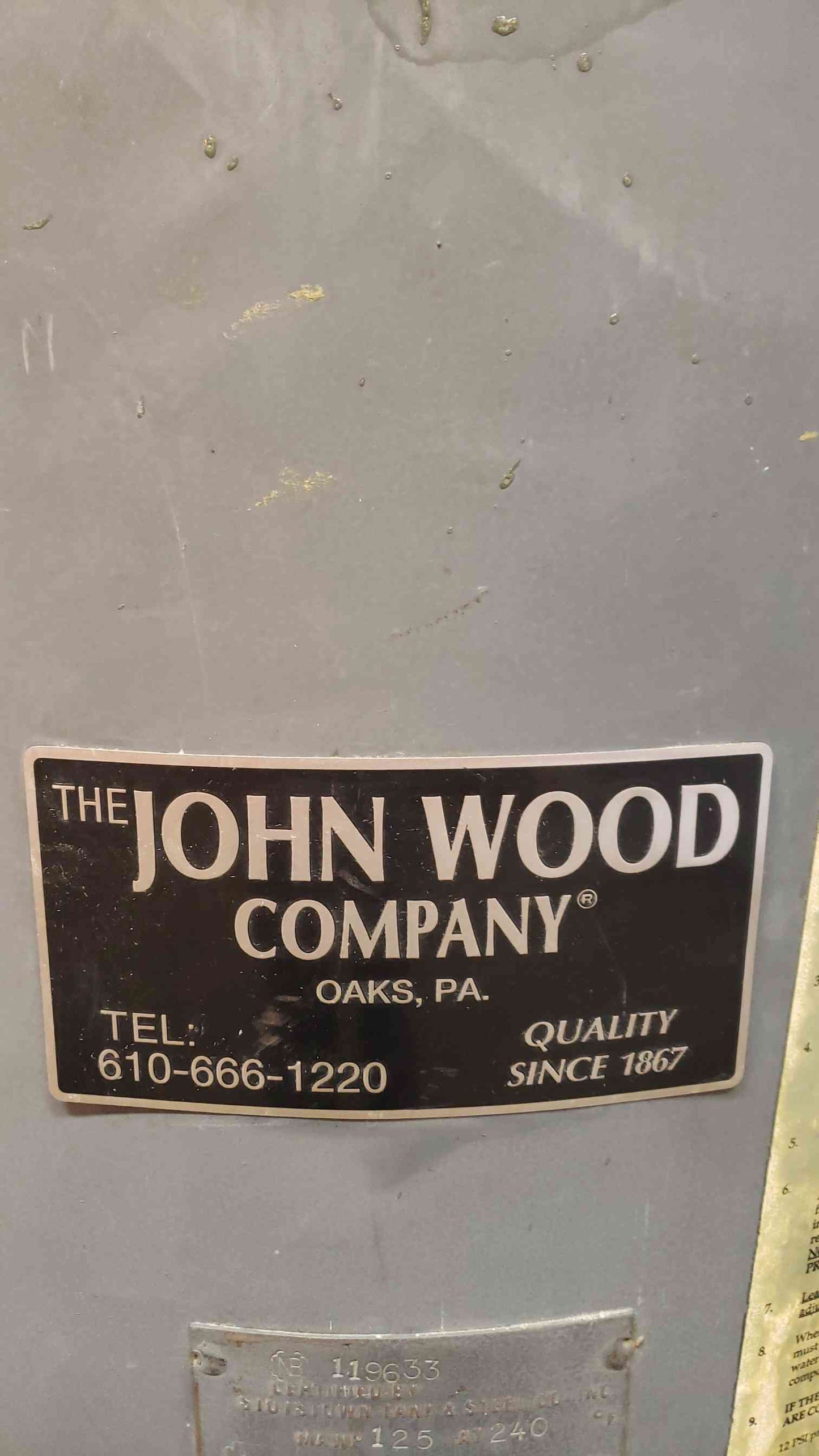 John Woods 6'3" Metal Storage Tank Expansion (SKU: 2065AA)(2065AA)