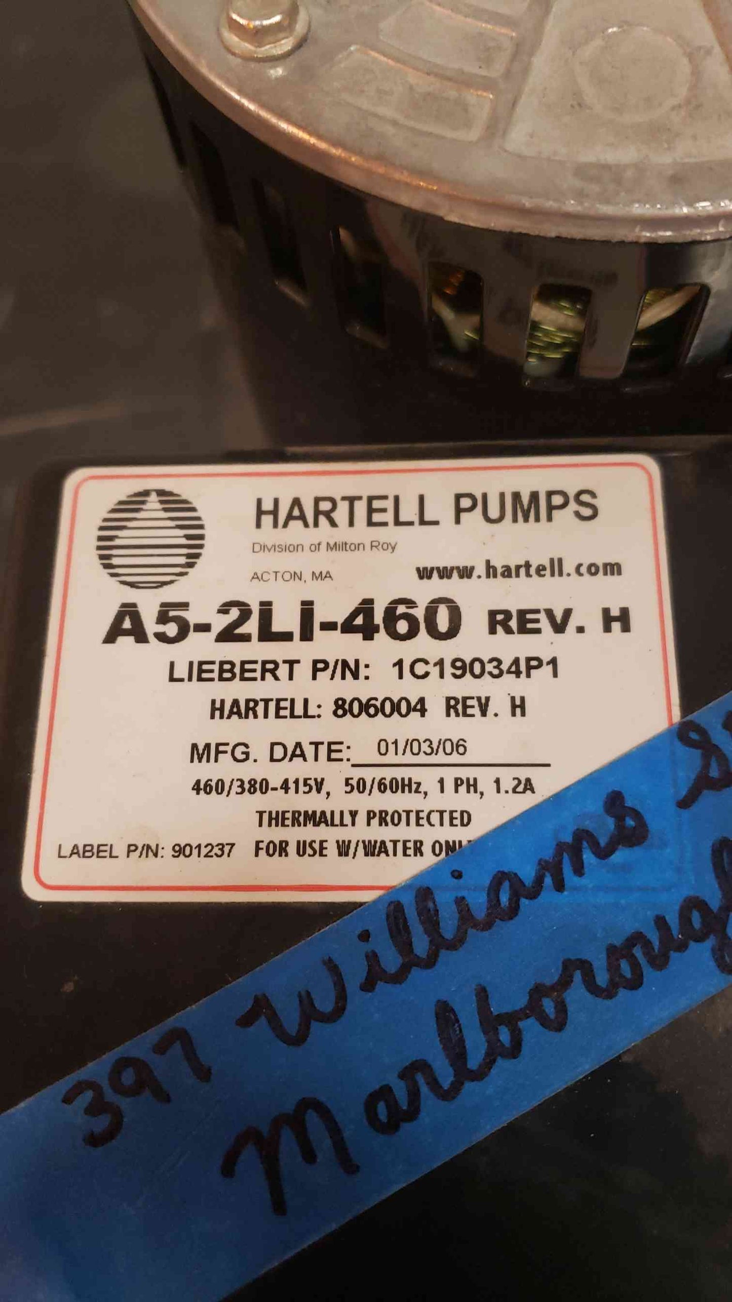 Hartell Pumps 460/380(3072AA)
