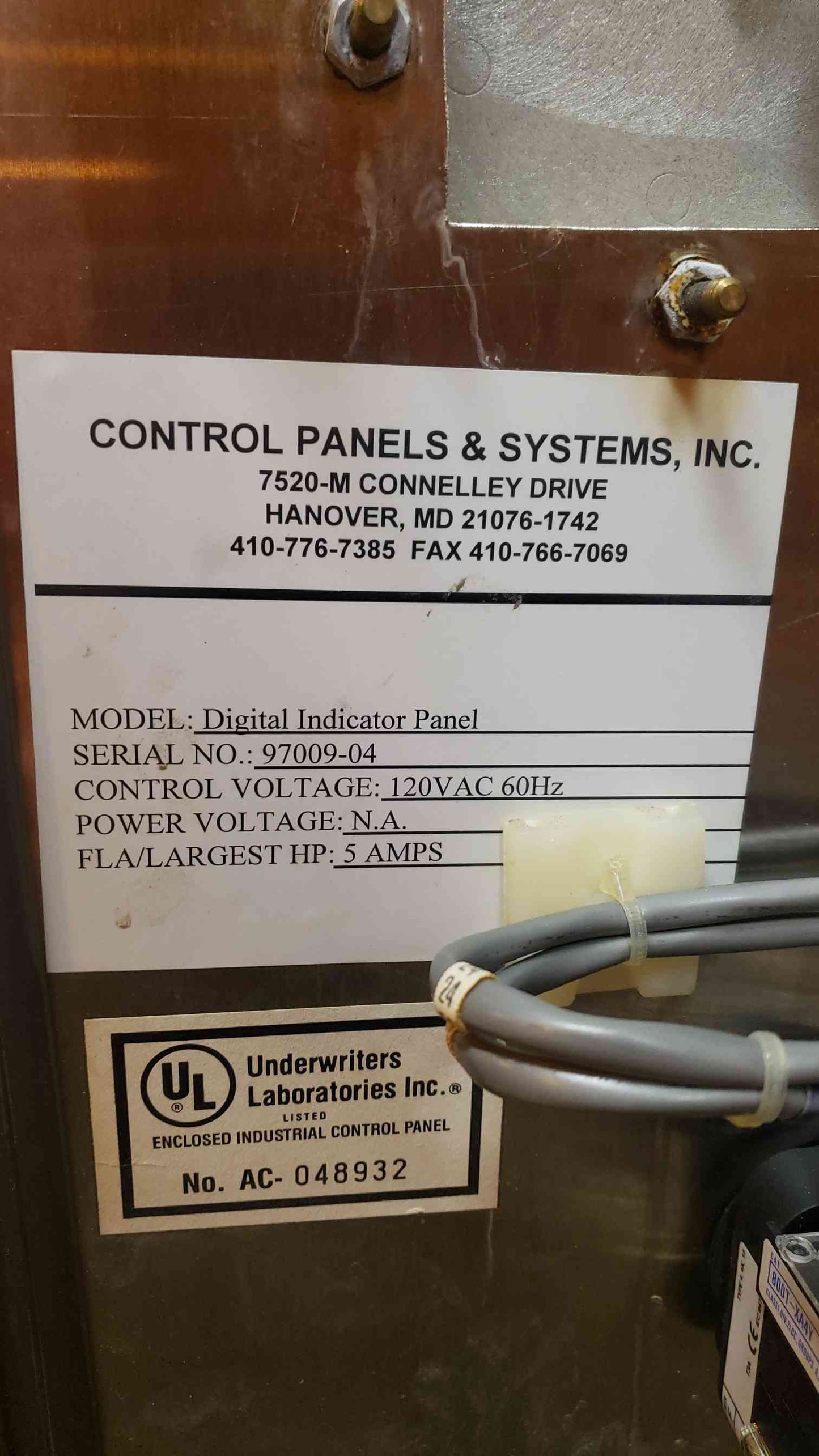 Xycom 3200m Control Panel 120VAC 5A Digital Indicator & Controller (SKU: 3073AA)(3073AA)