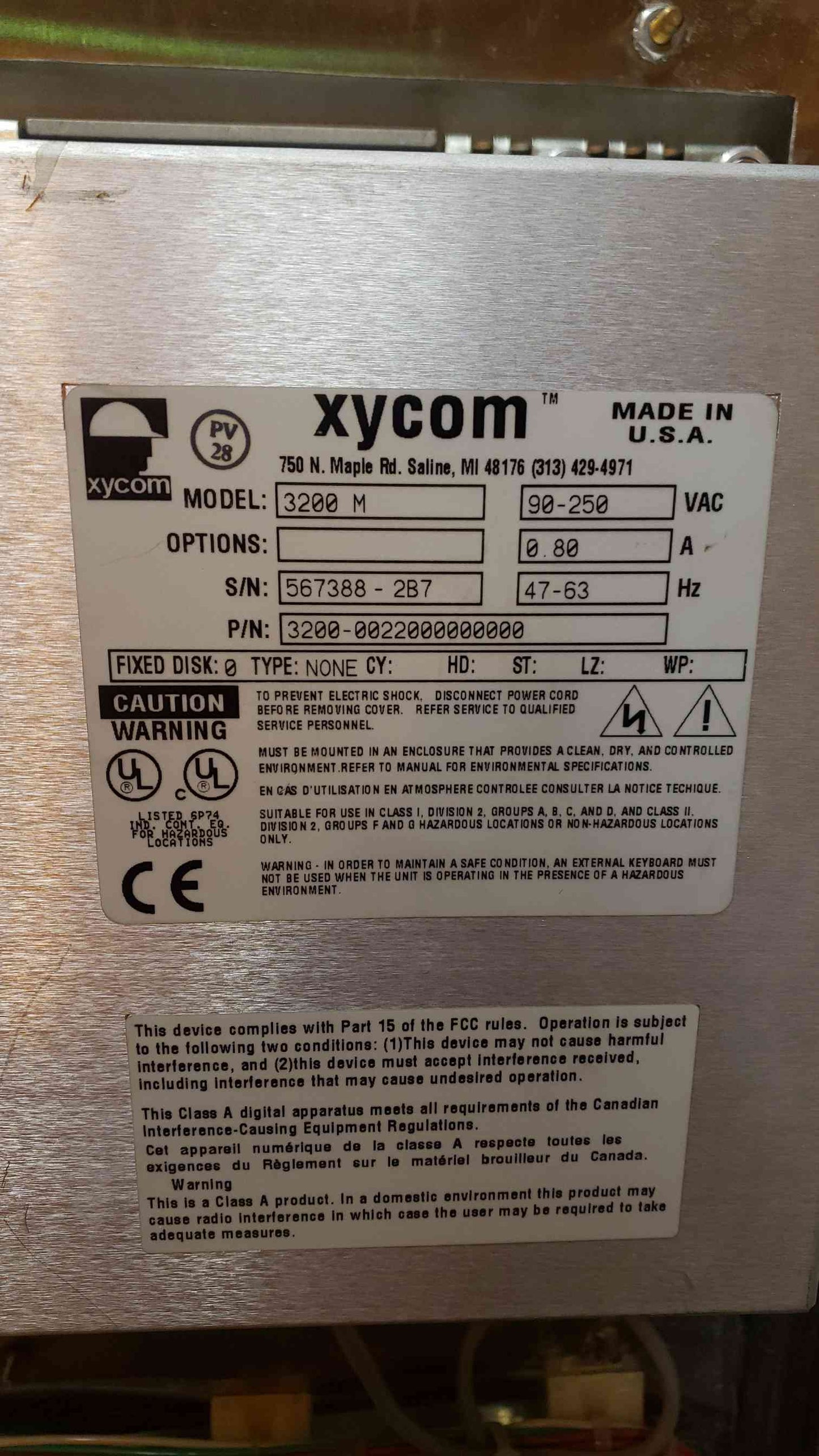 Xycom 3200m Control Panel 120VAC 5A Digital Indicator & Controller (SKU: 3073AA)(3073AA)