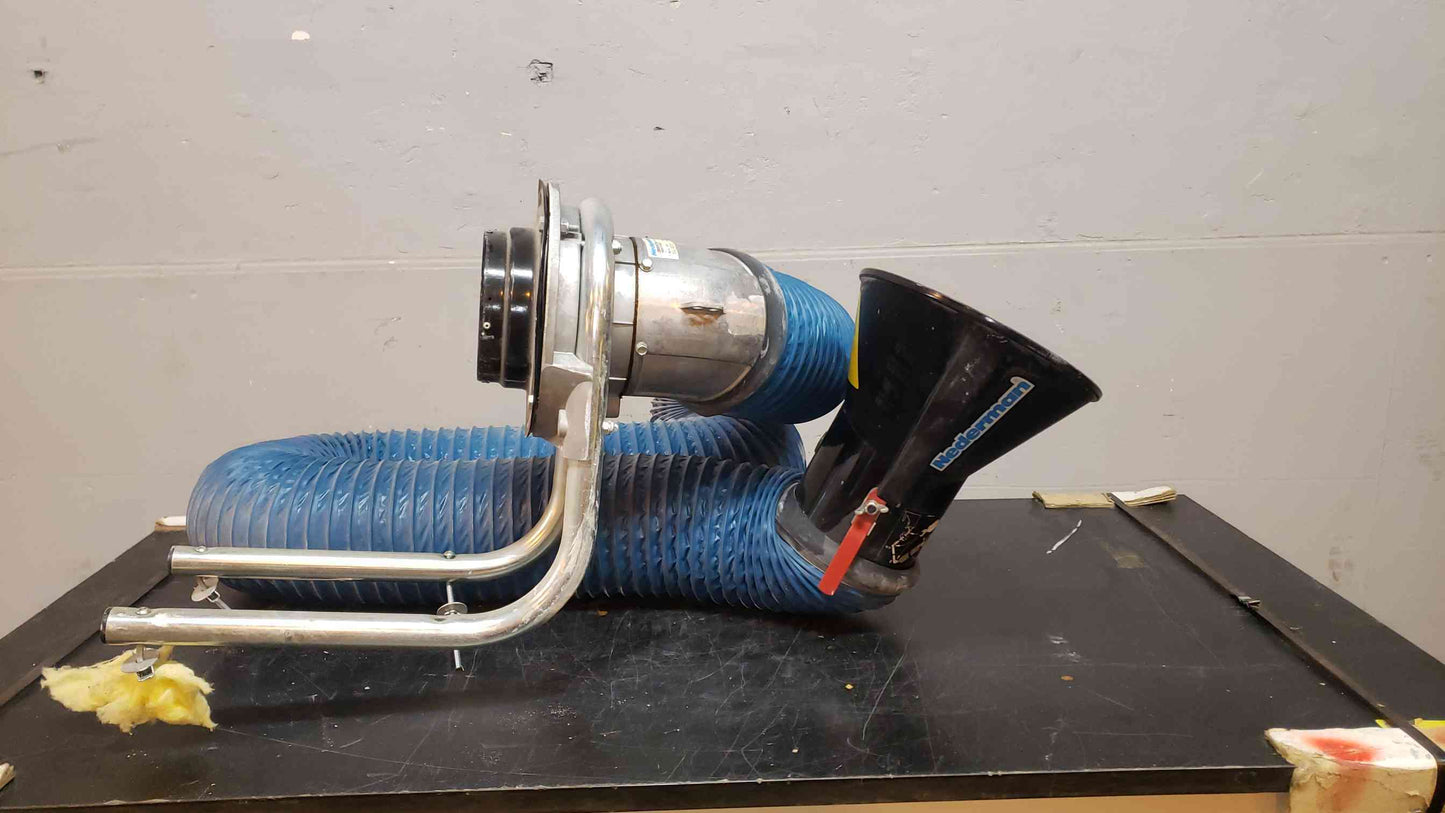 Nederman Fume Hood Arm Exhaust Snorkler 97470-00 w/ Mount (SKU: 3568AA)(3568AA)