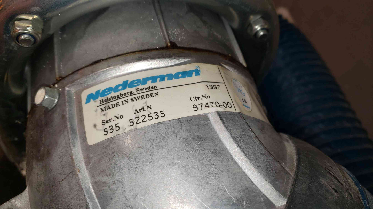 Nederman Fume Hood Arm Exhaust Snorkler 97470-00 w/ Mount (SKU: 3568AA)(3568AA)