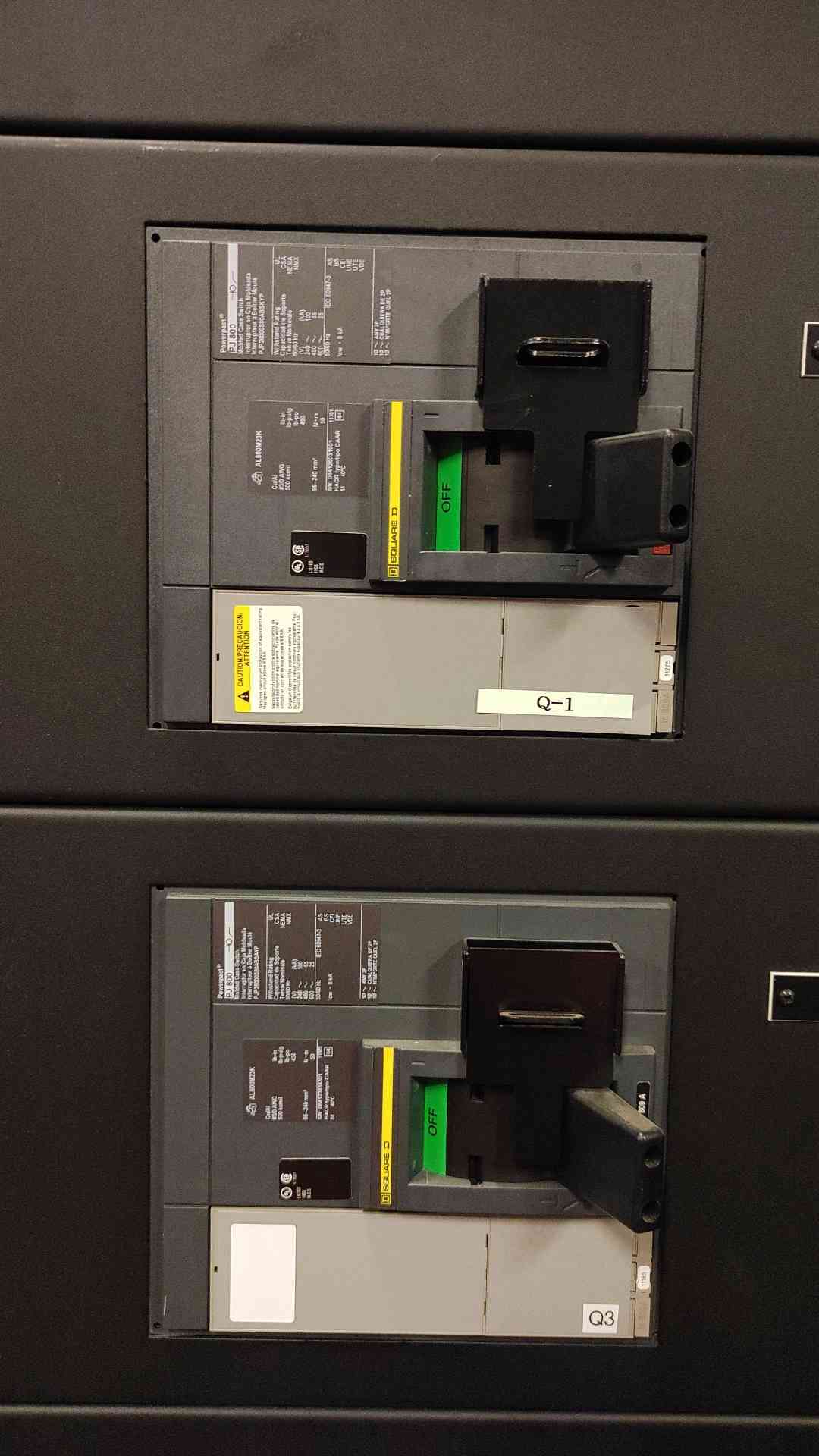 800A Square D Powerpact Breakers PJ800 (3123AA)