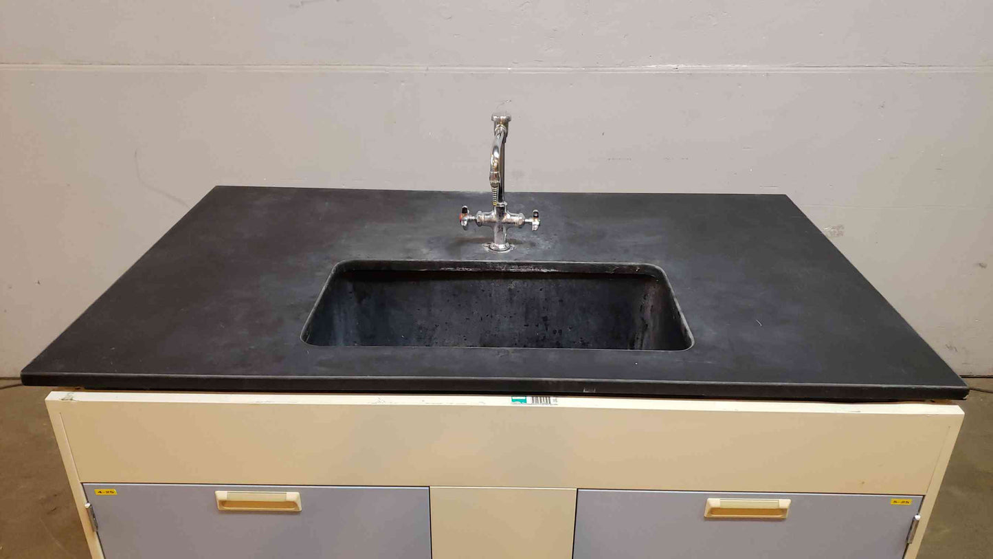 5' Fisher Hamilton Sink Bundle Casework with Faucet (SKU: 13468AA)(13468AA)