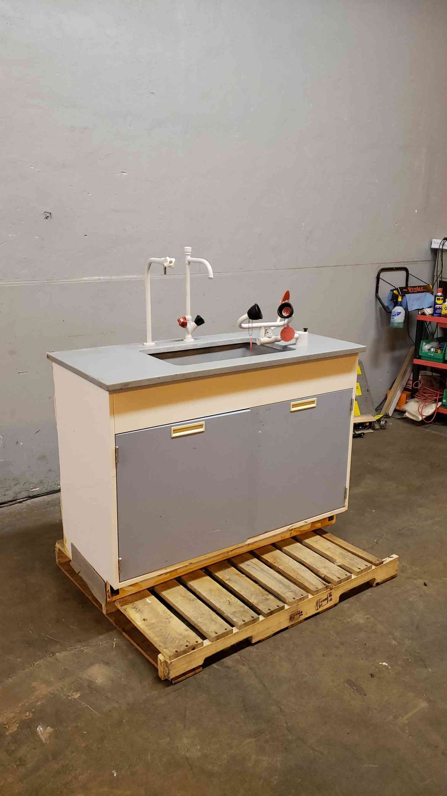 4' Fisher Hamilton Sink Casework Bundle & Fixtures (SKU:13470AA)(13470AA)