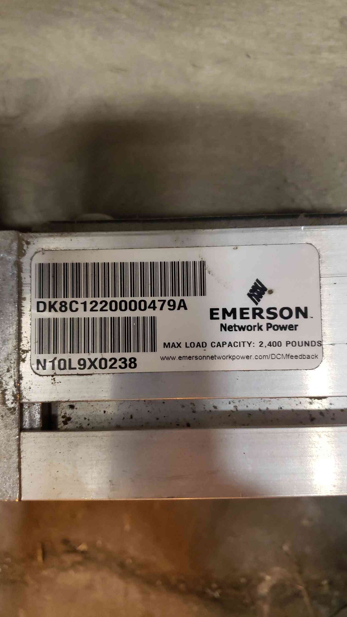 Emerson Extra Wide Server Cabinet Rack 49x32x79 Fully Enclosed (SKU: S6LLST11084)