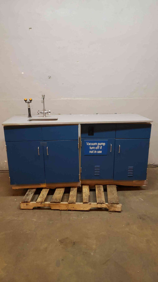 6'2" Jamestown Metal Lab Sink W/ Vacuum Pump Section PC8 / MD12C(14485AA)