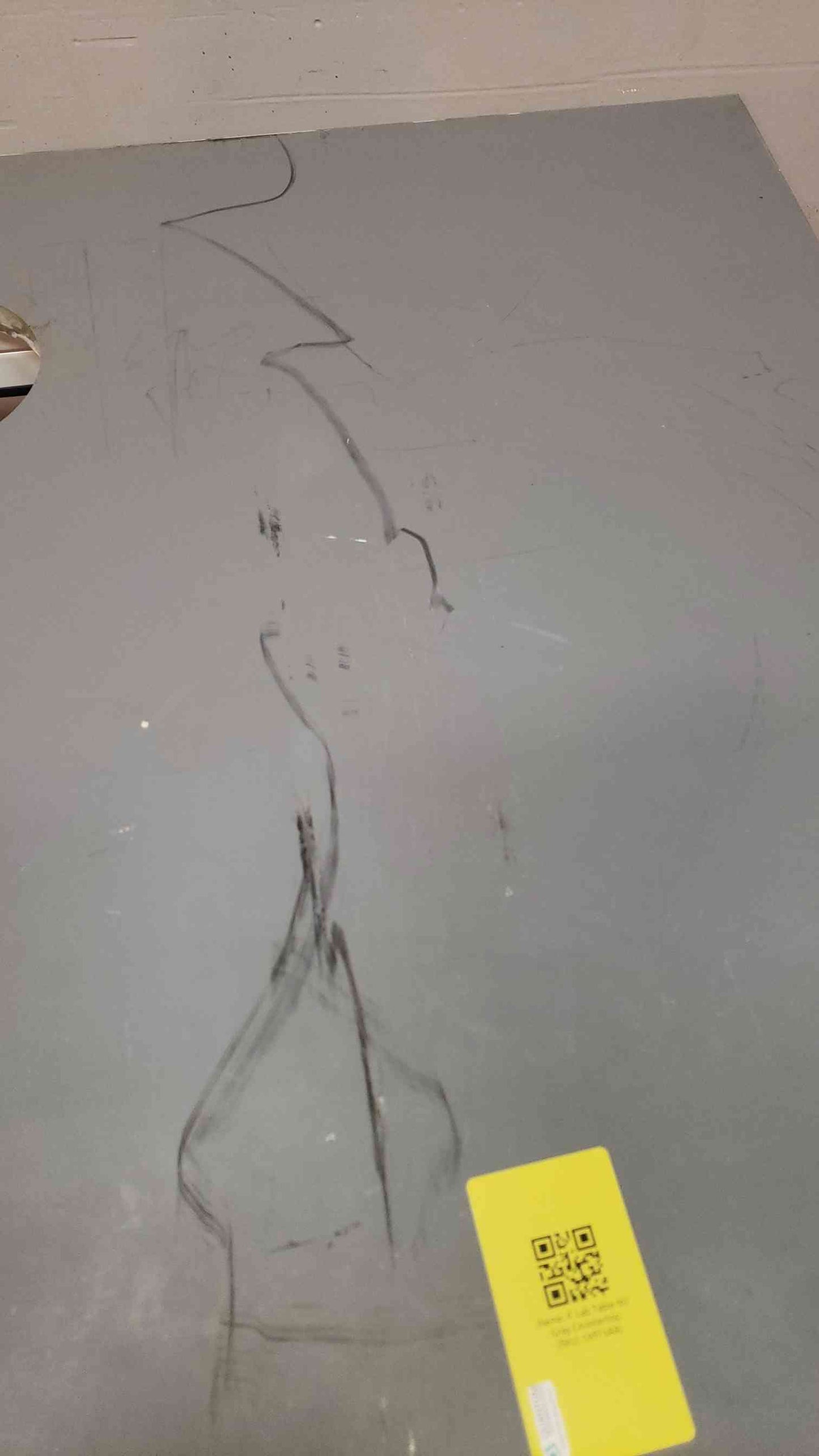 4' Lab Table W/ Gray Epoxy Chem Countertop (SKU: 14975AA)(14975AA)